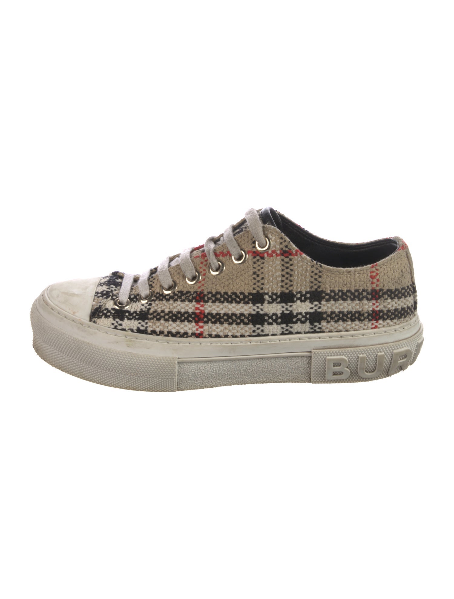Burberry Nova Check Pattern Sneakers