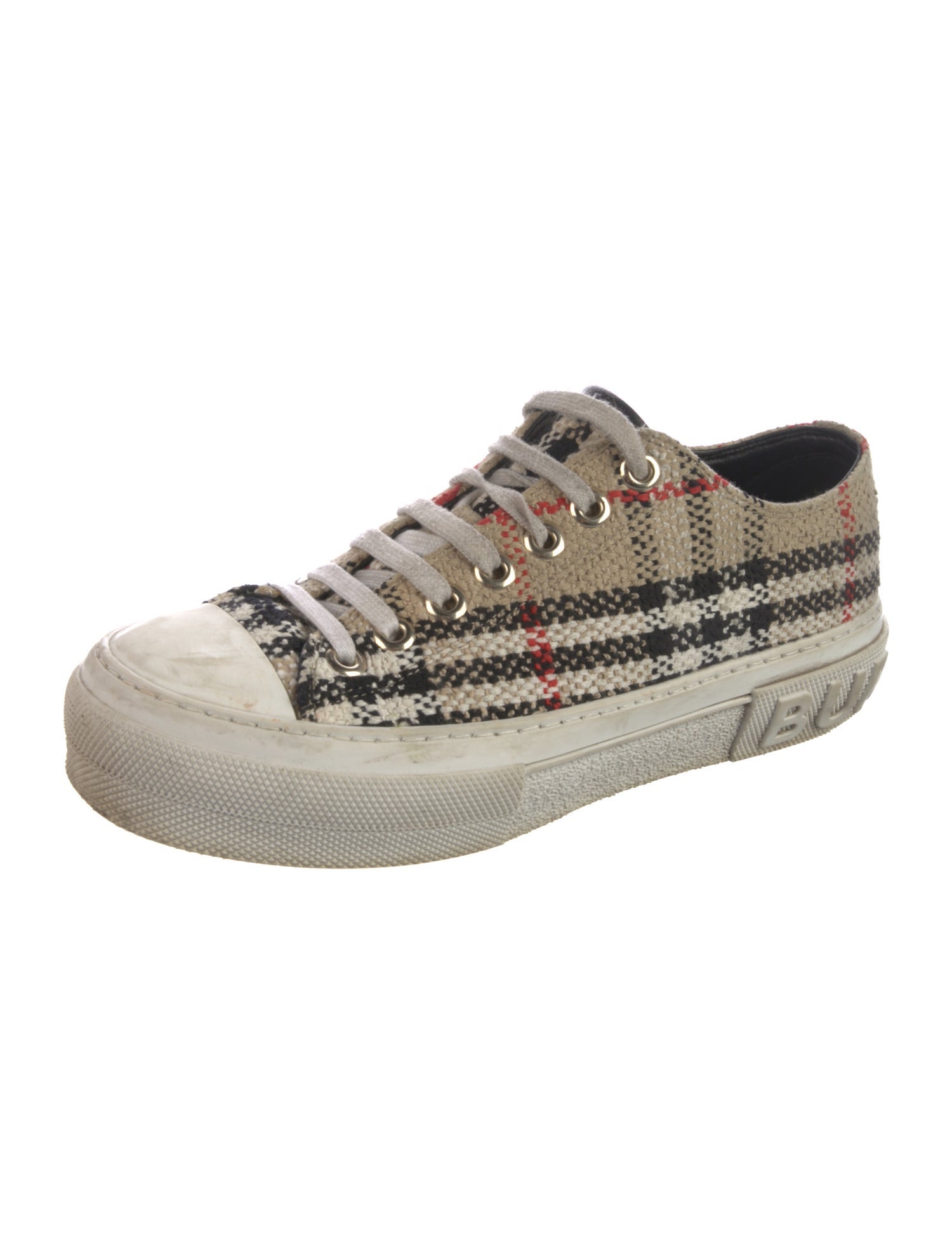 Burberry Nova Check Pattern Sneakers