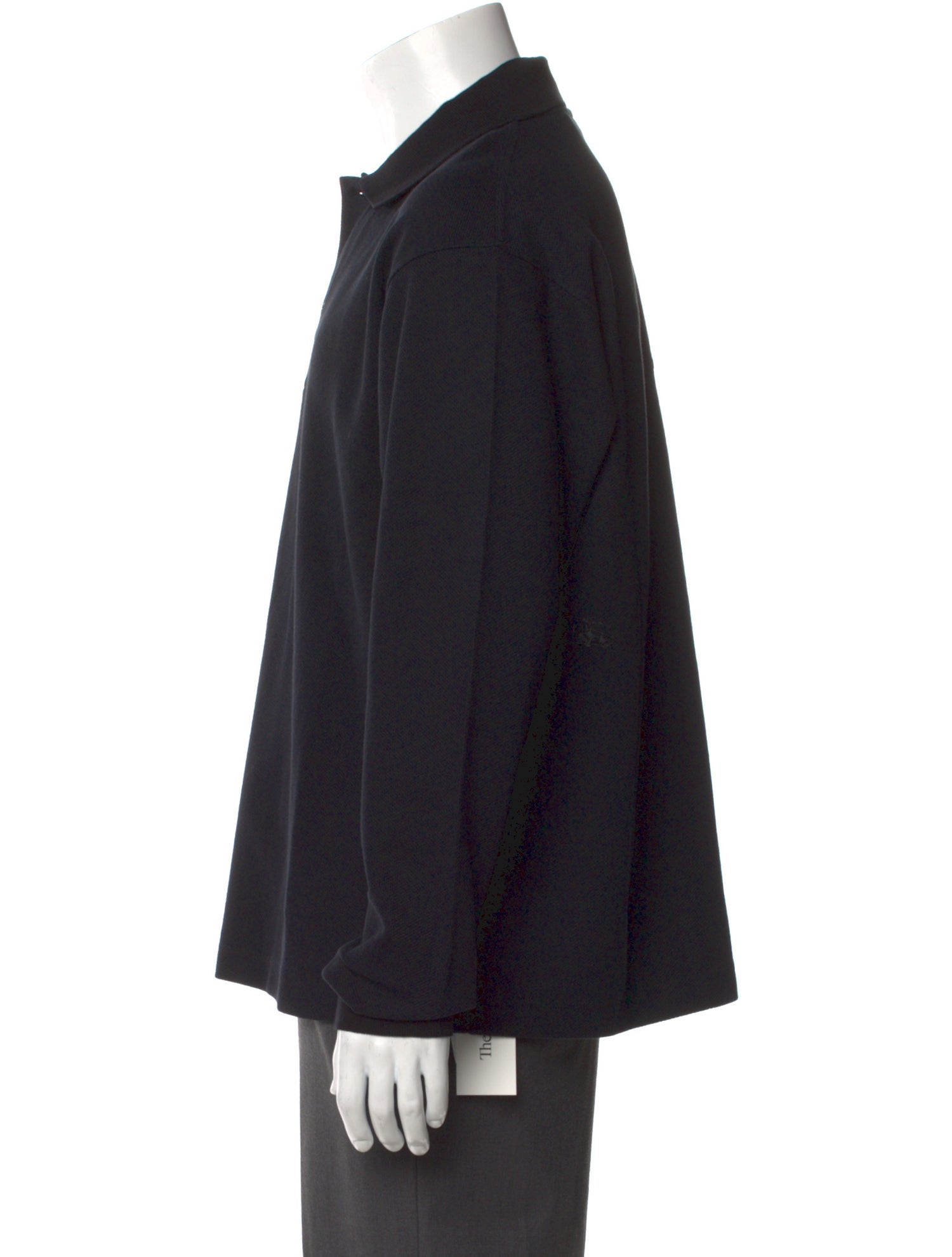 Burberry Collar Long Sleeve Polo Shirt