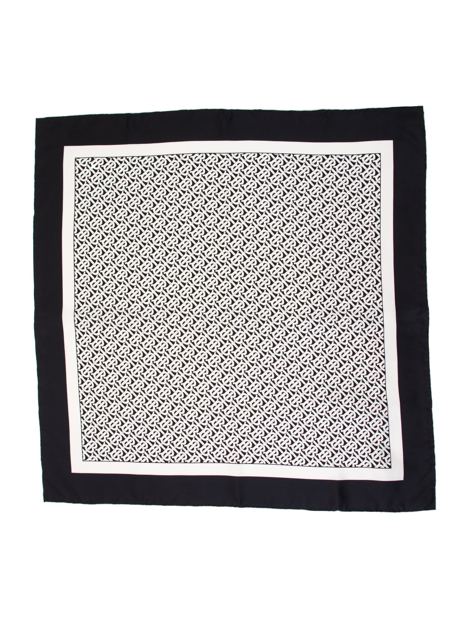 Burberry Silk TB Monogram Scarf