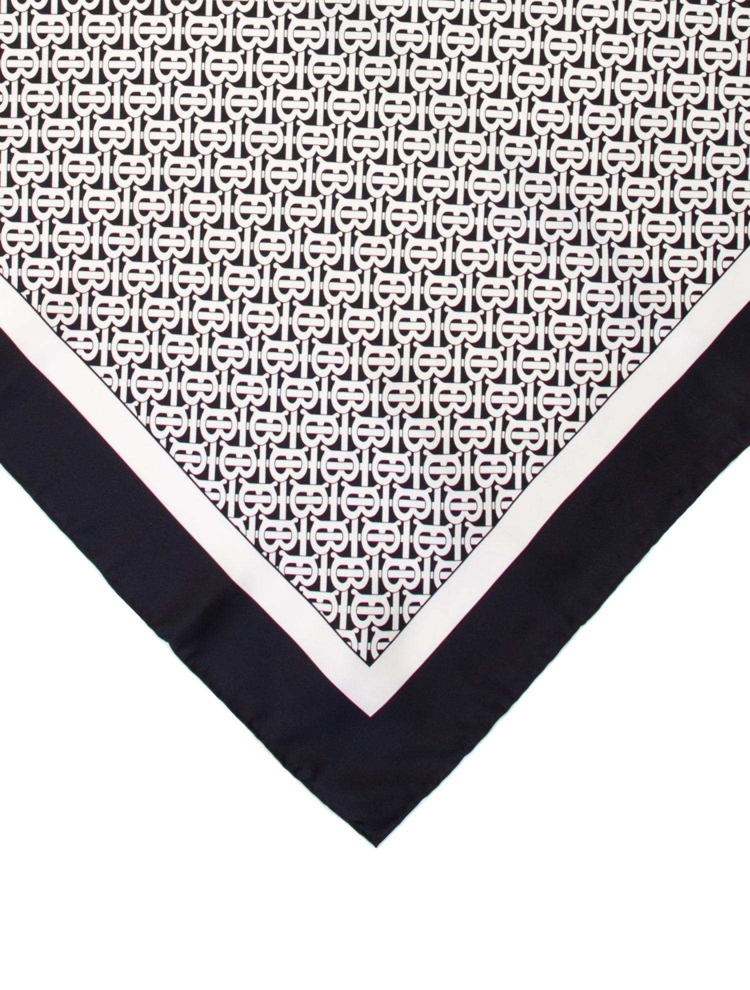 Burberry Silk TB Monogram Scarf
