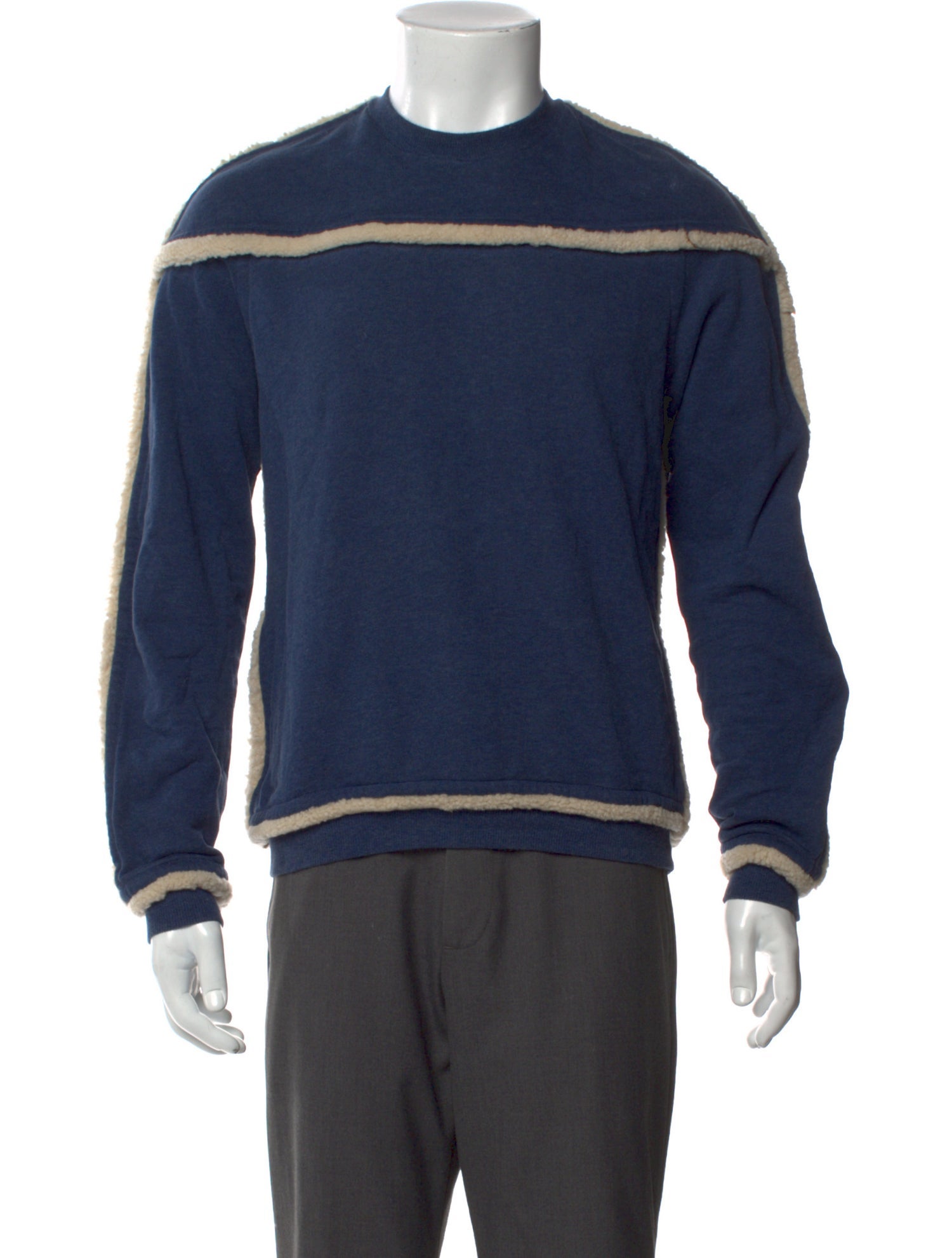 Burberry Striped Crew Neck Pullover