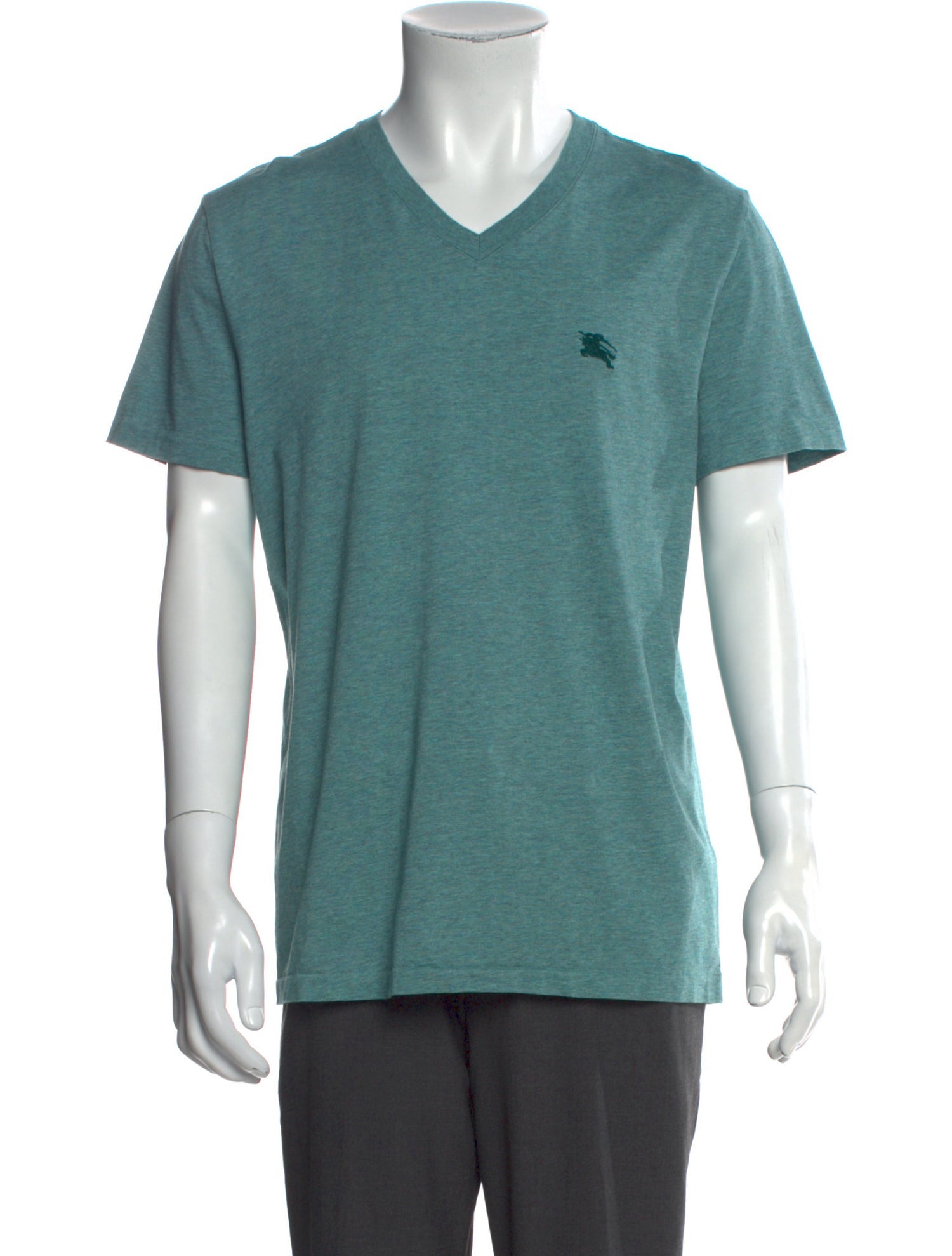 Burberry V-Neck Short Sleeve T-Shirt