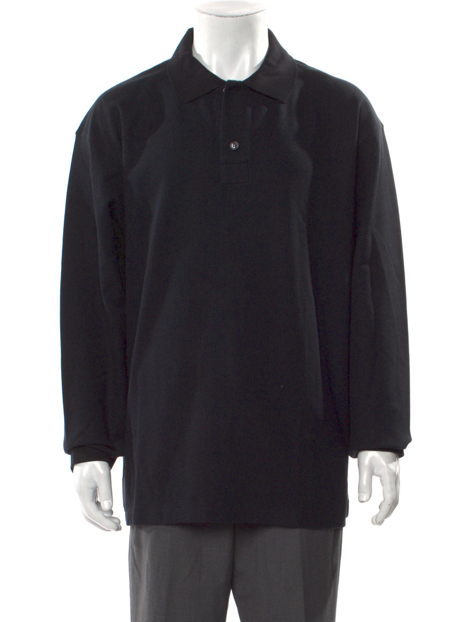 Burberry Collar Long Sleeve Polo Shirt w/ Tags