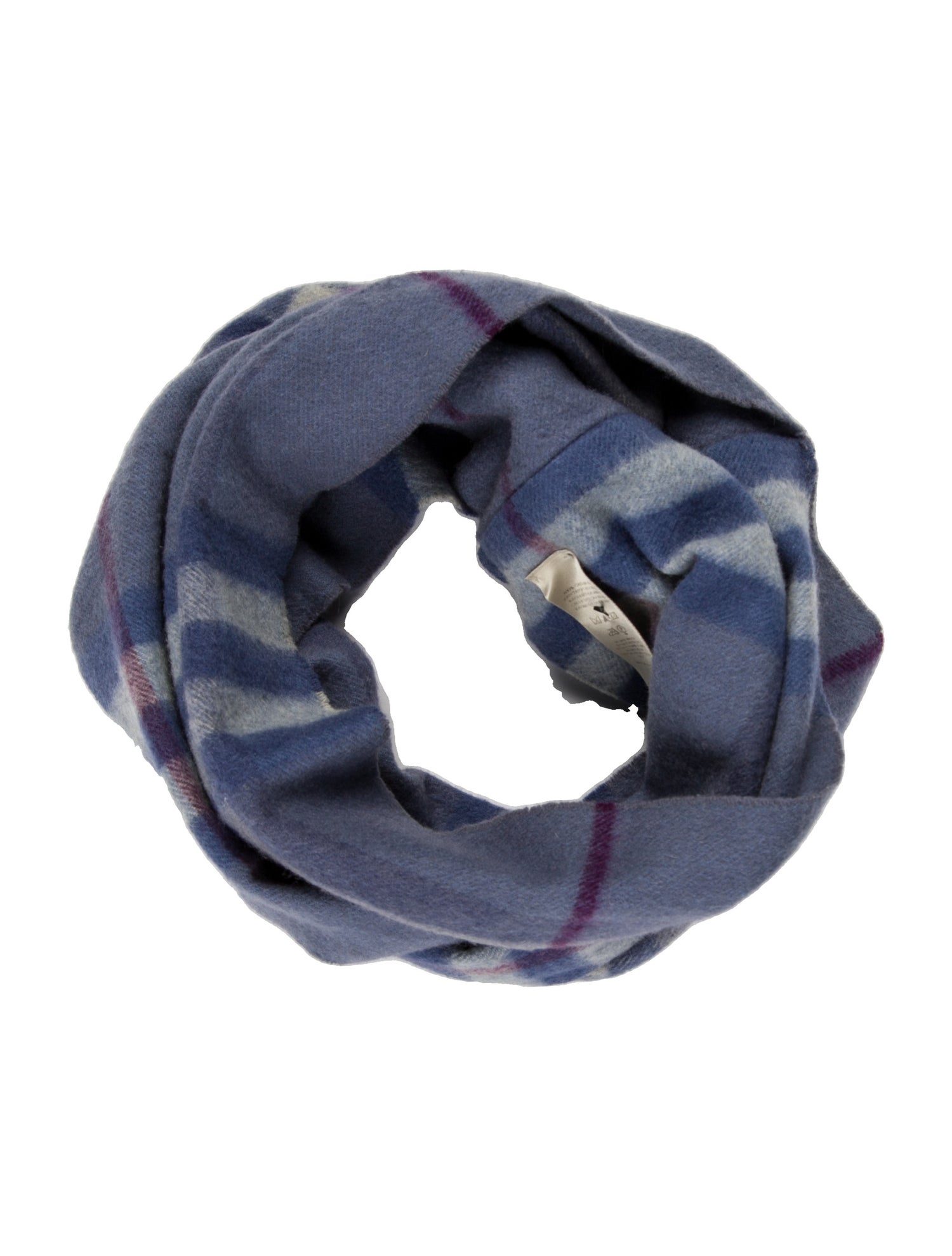 Burberry Cashmere Plaid Print Scarf