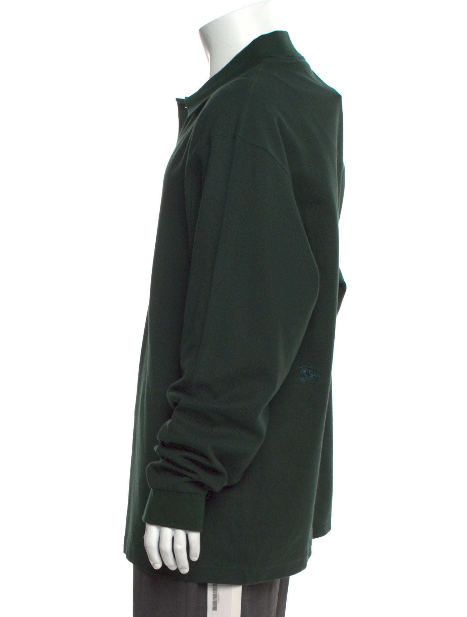 Burberry Collar Long Sleeve Polo Shirt