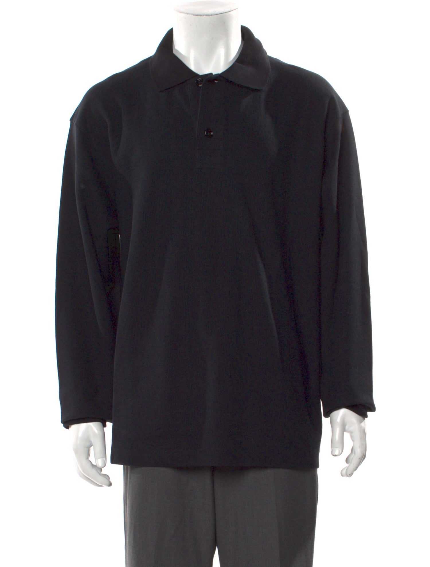 Burberry Collar Long Sleeve Polo Shirt w/ Tags