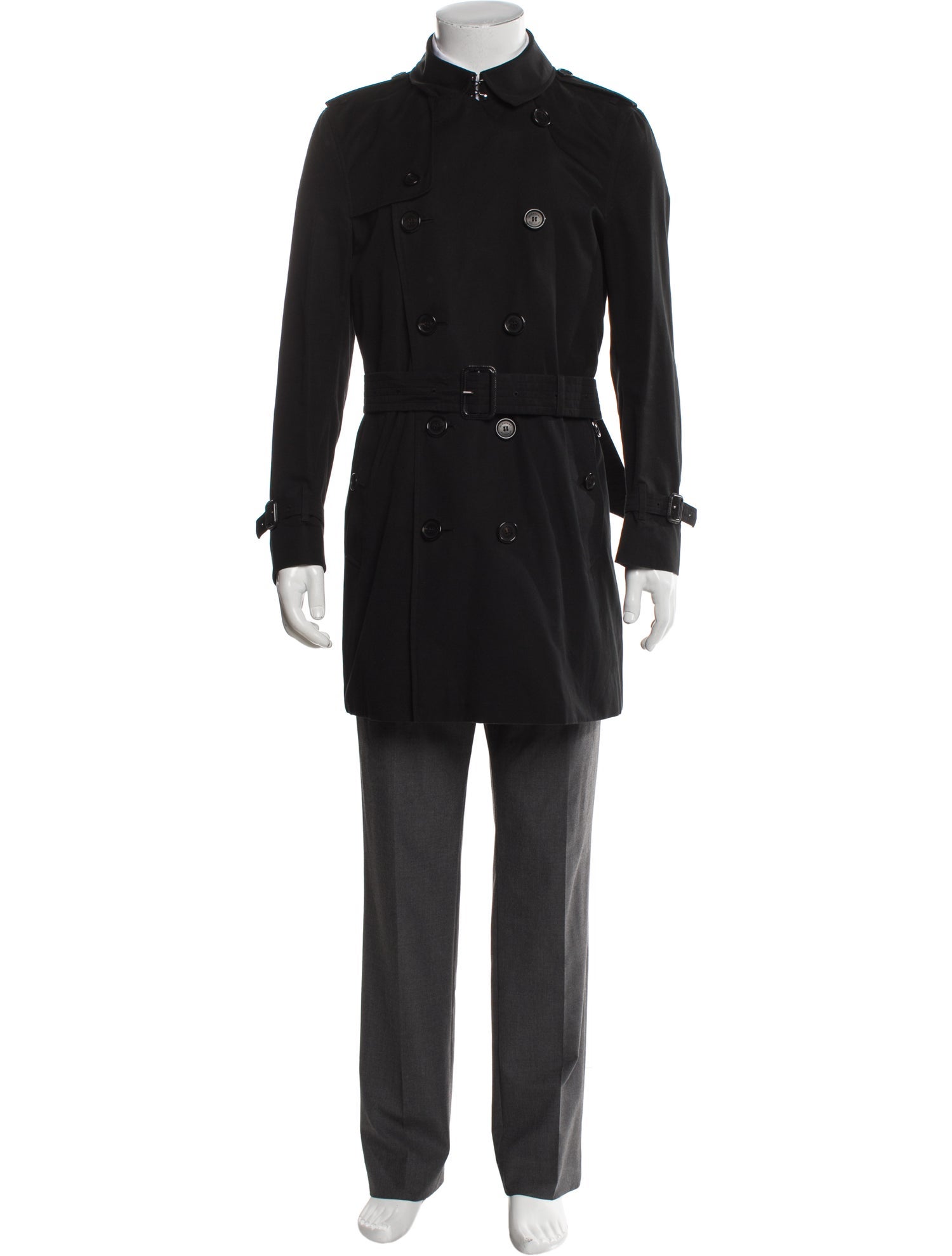 Burberry House Check Pattern Trench Coat
