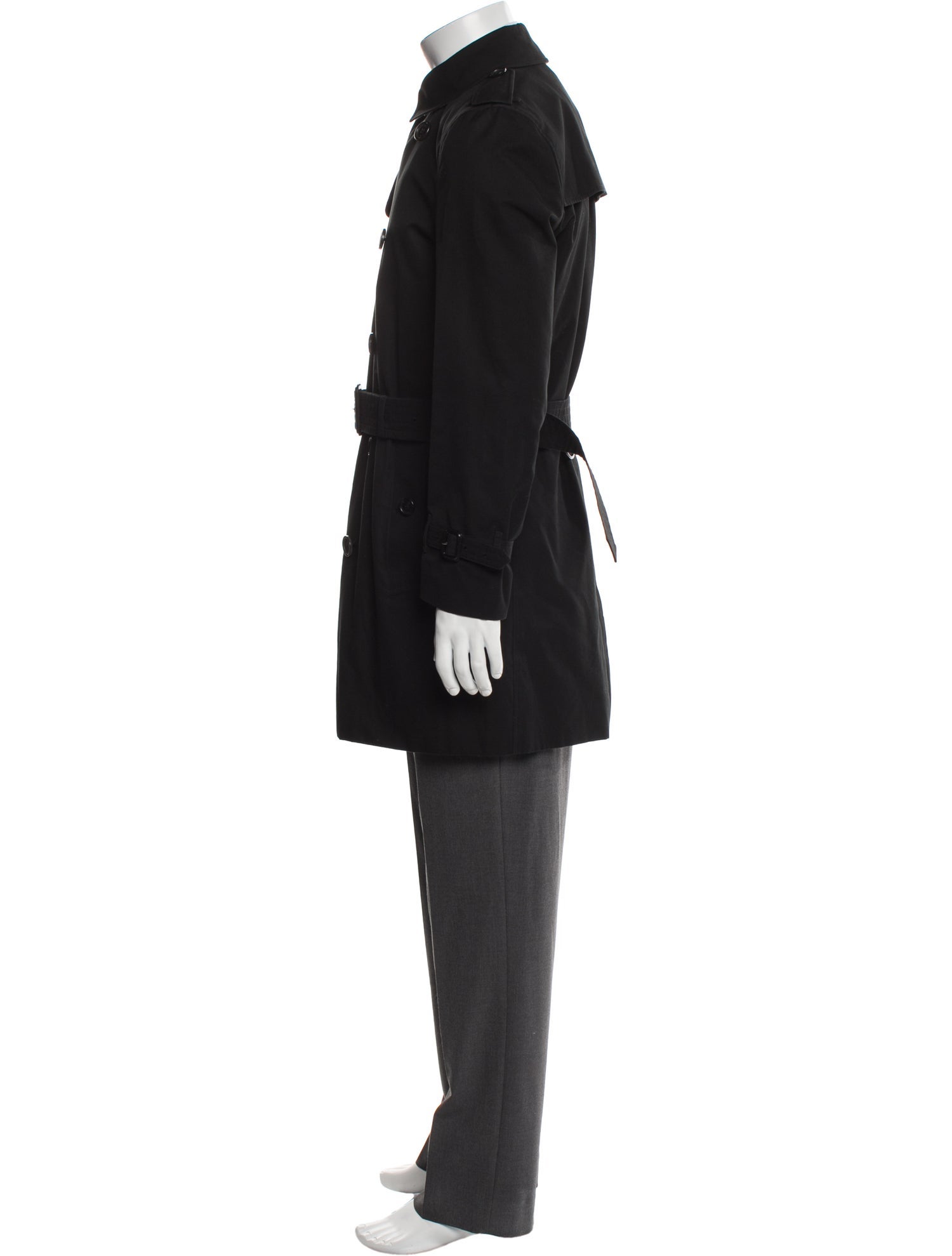 Burberry House Check Pattern Trench Coat