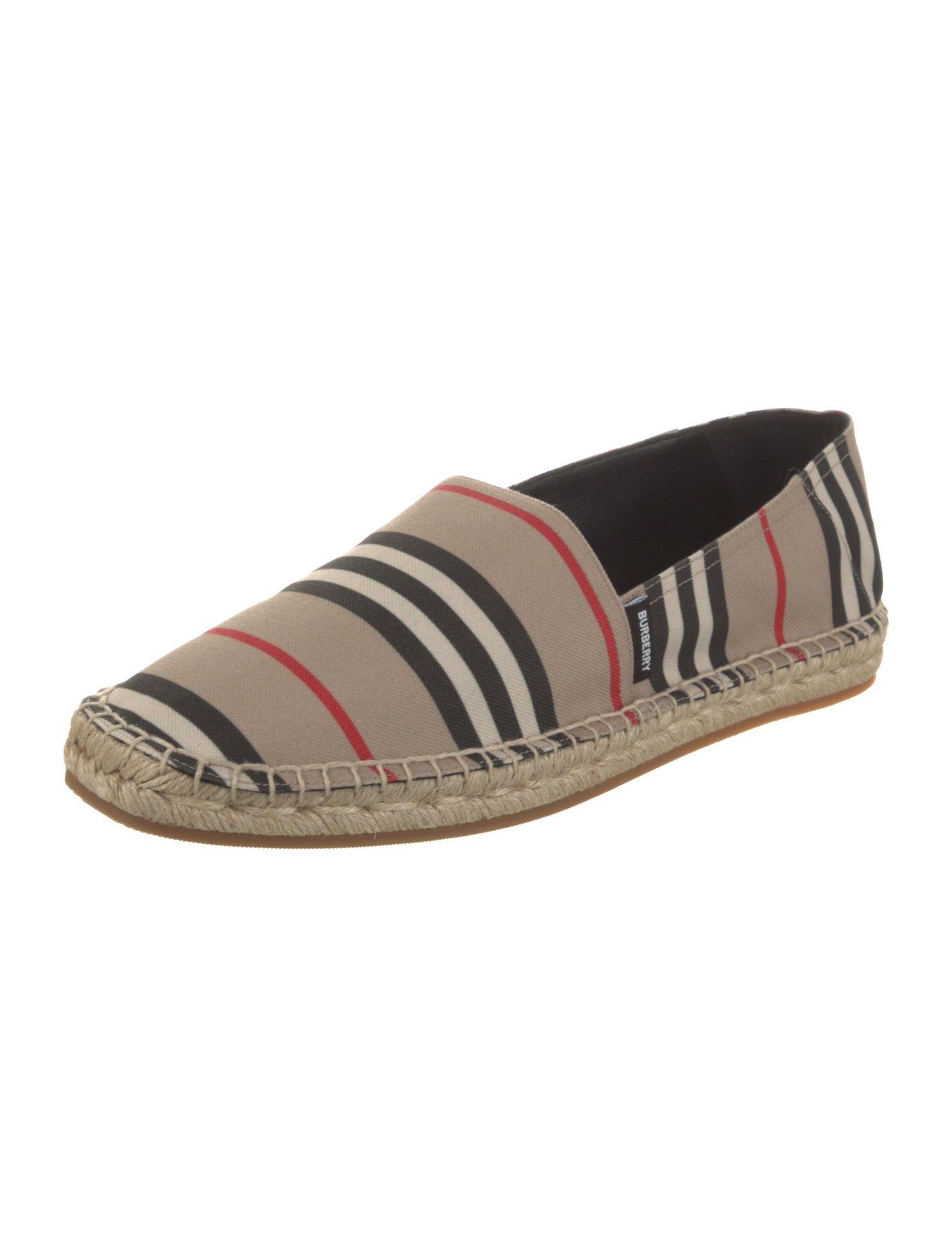 Burberry Canvas Striped Espadrilles