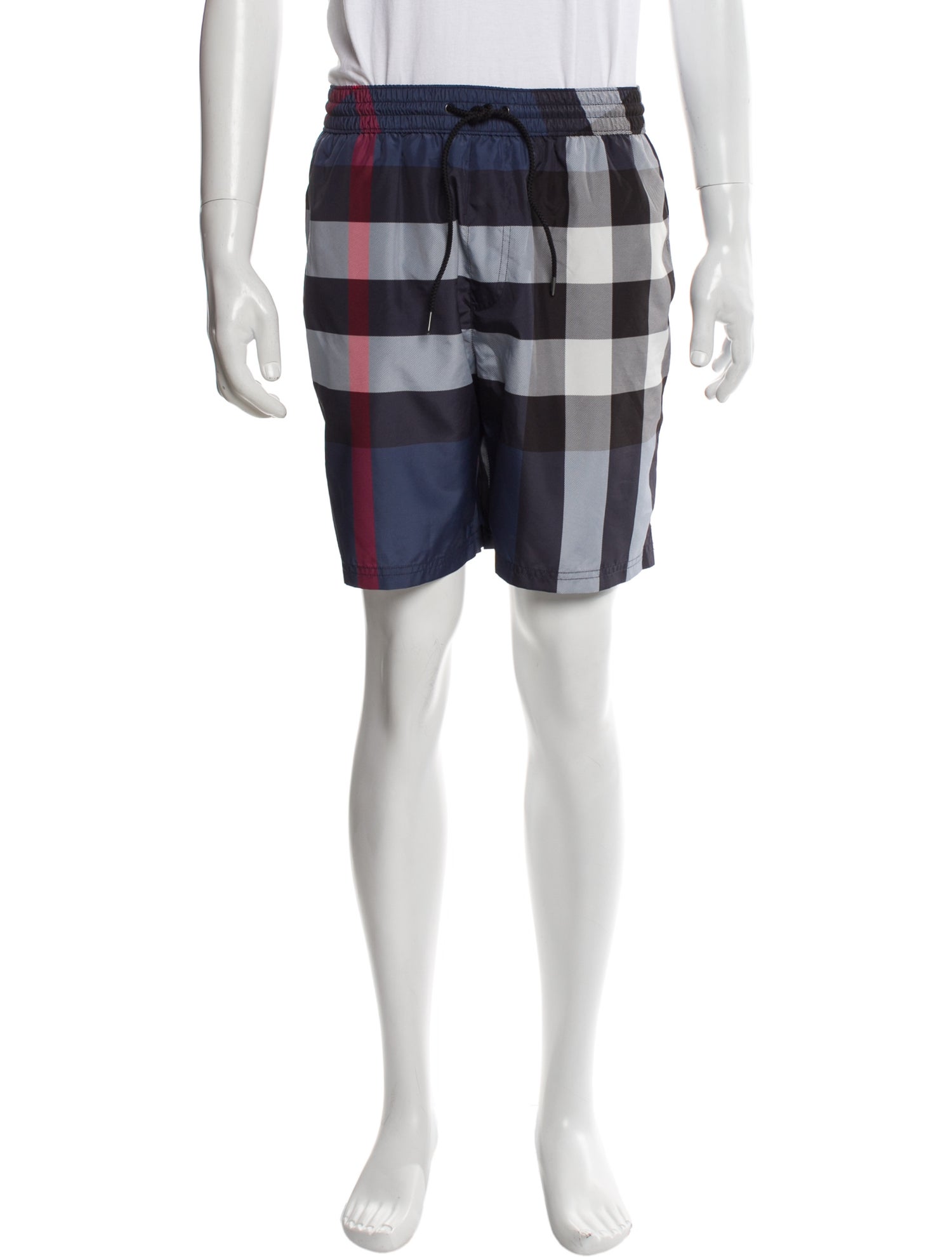 Burberry Exploded Check Pattern Swim Trunks w/ Tags