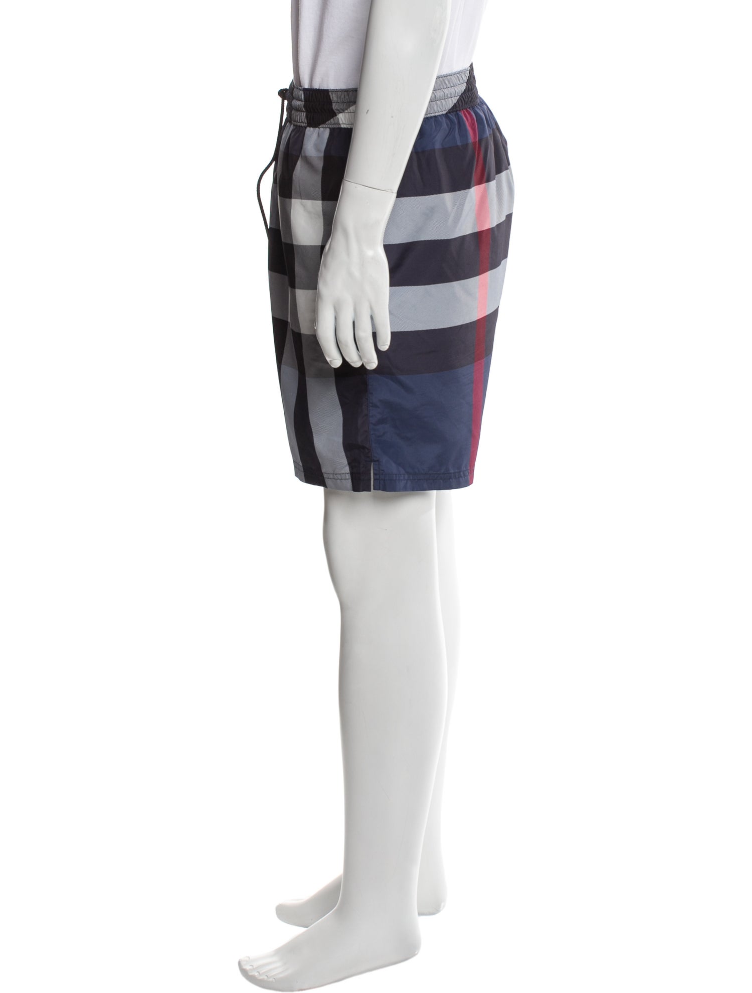 Burberry Exploded Check Pattern Swim Trunks w/ Tags