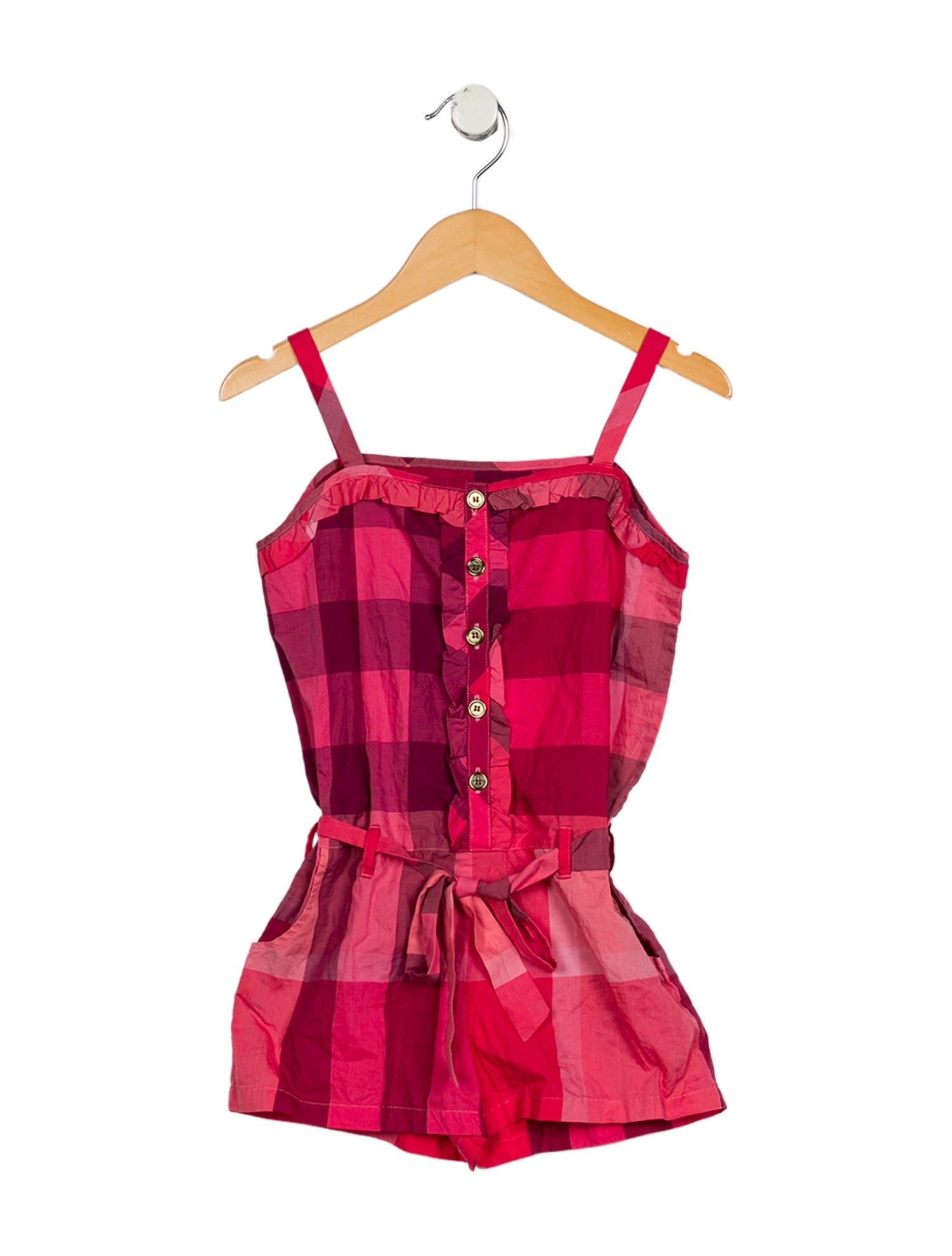 Burberry Girls' Sleeveless Cotton Romper w/Tags