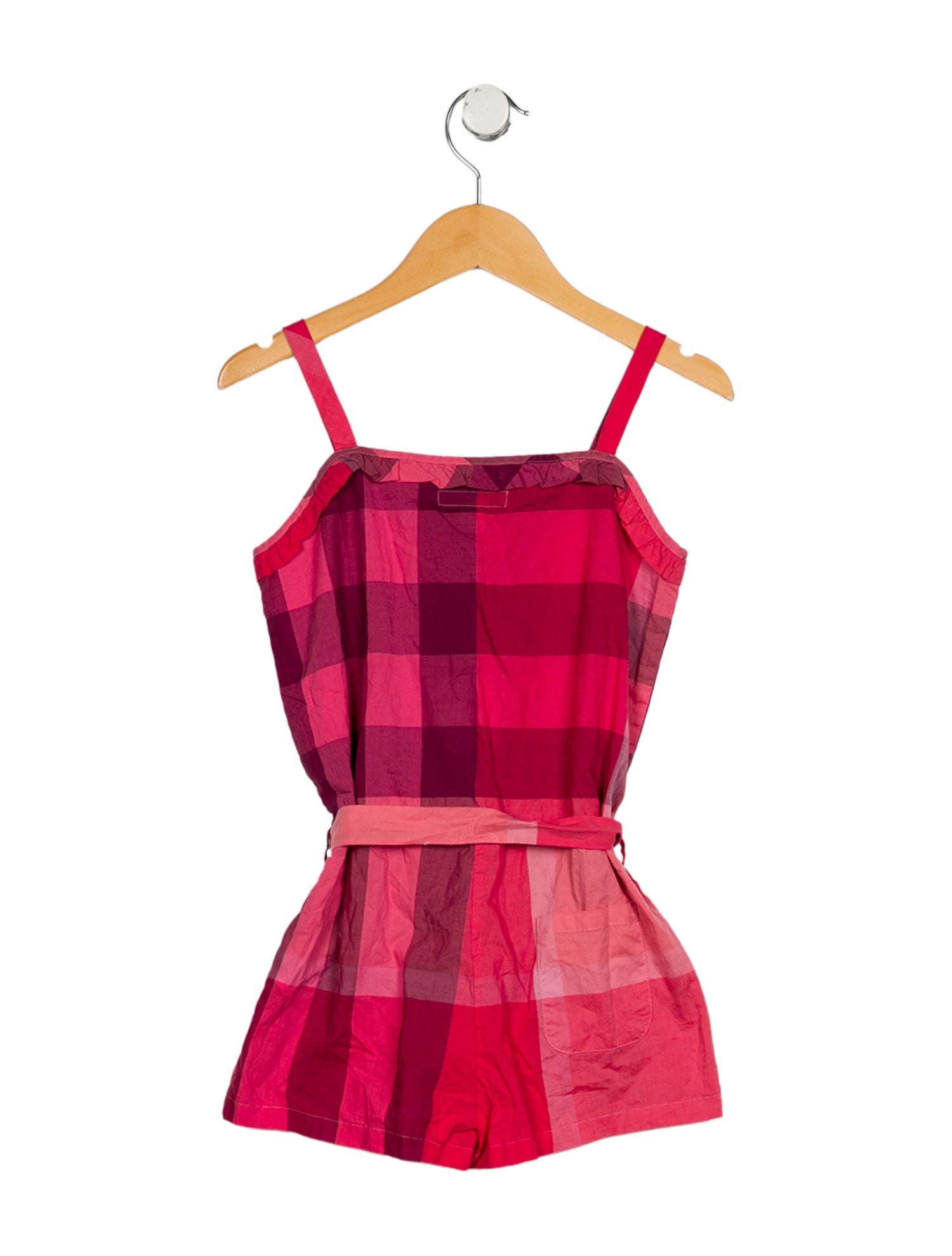 Burberry Girls' Sleeveless Cotton Romper w/Tags