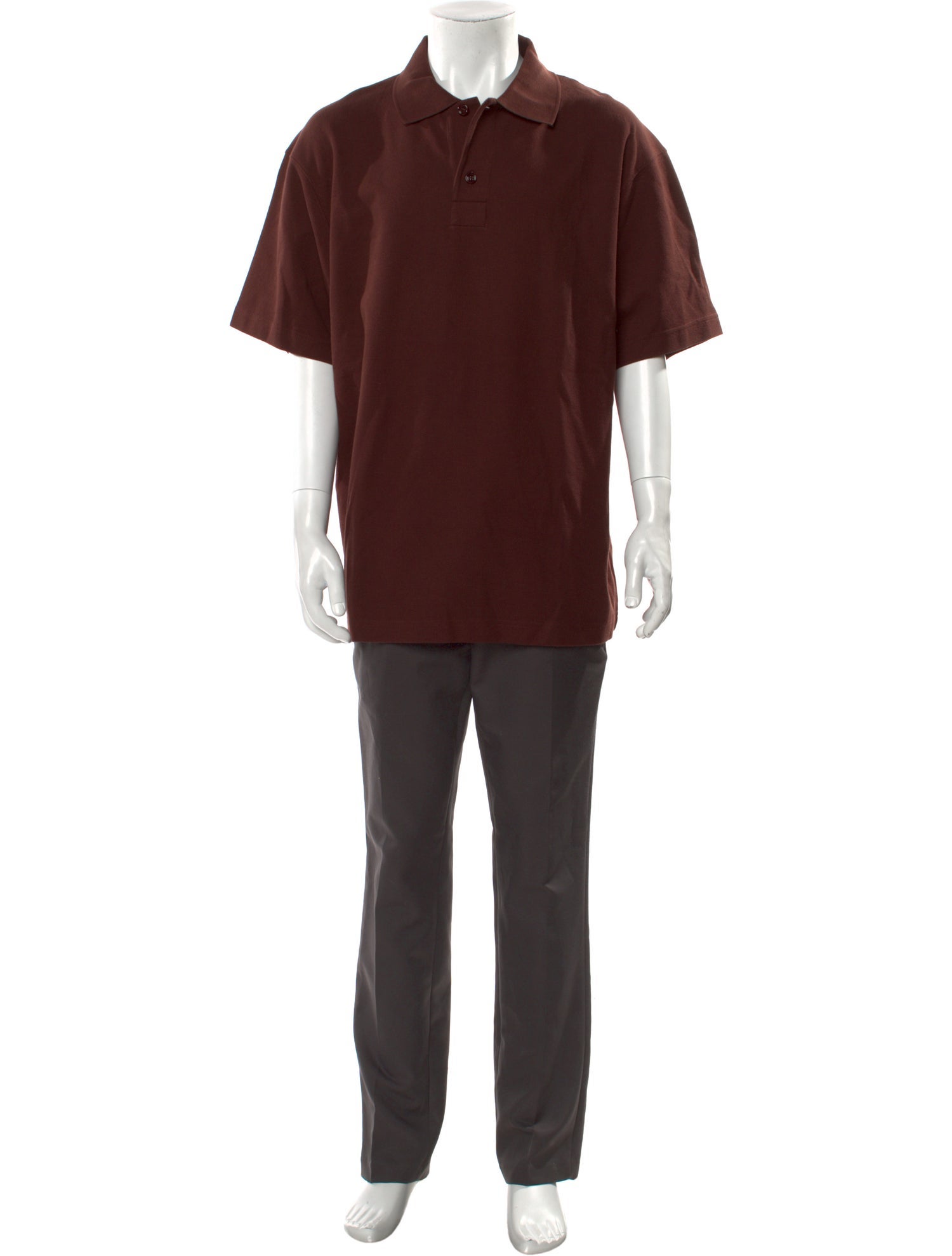 Burberry V-Neck Short Sleeve Polo Shirt w/ Tags