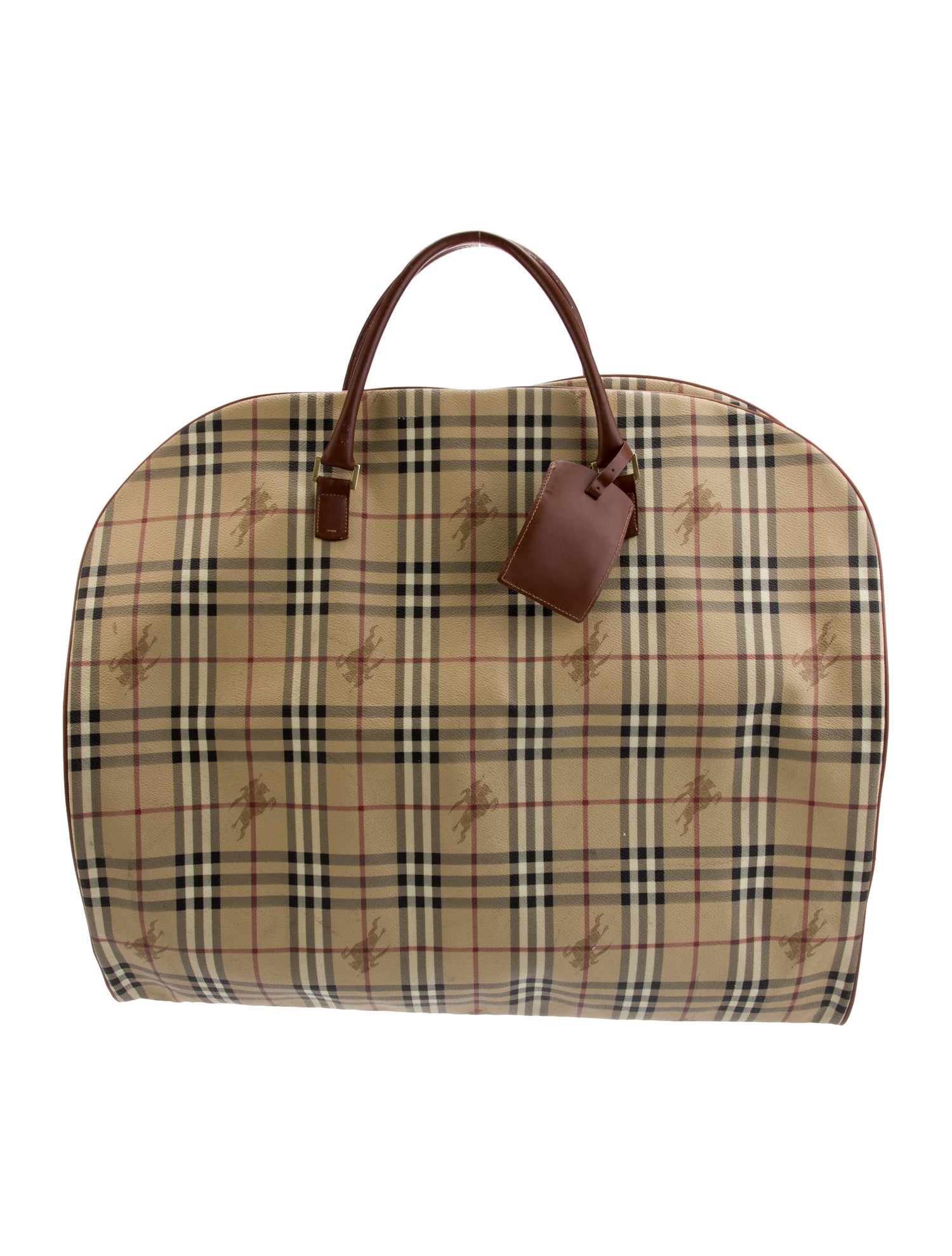 Burberry Haymarket Check Garment Bag