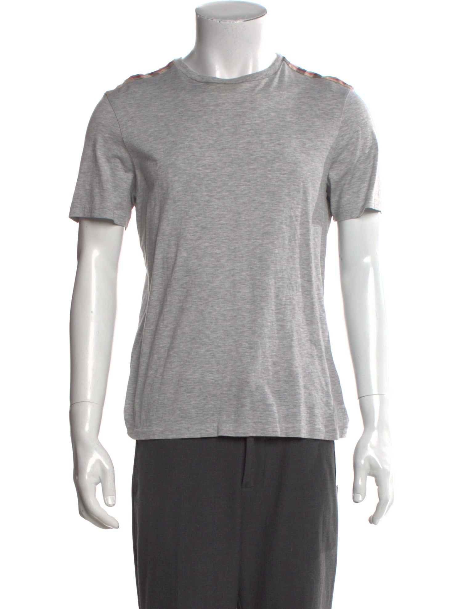 Burberry Brit House Check Pattern Crew Neck T-Shirt