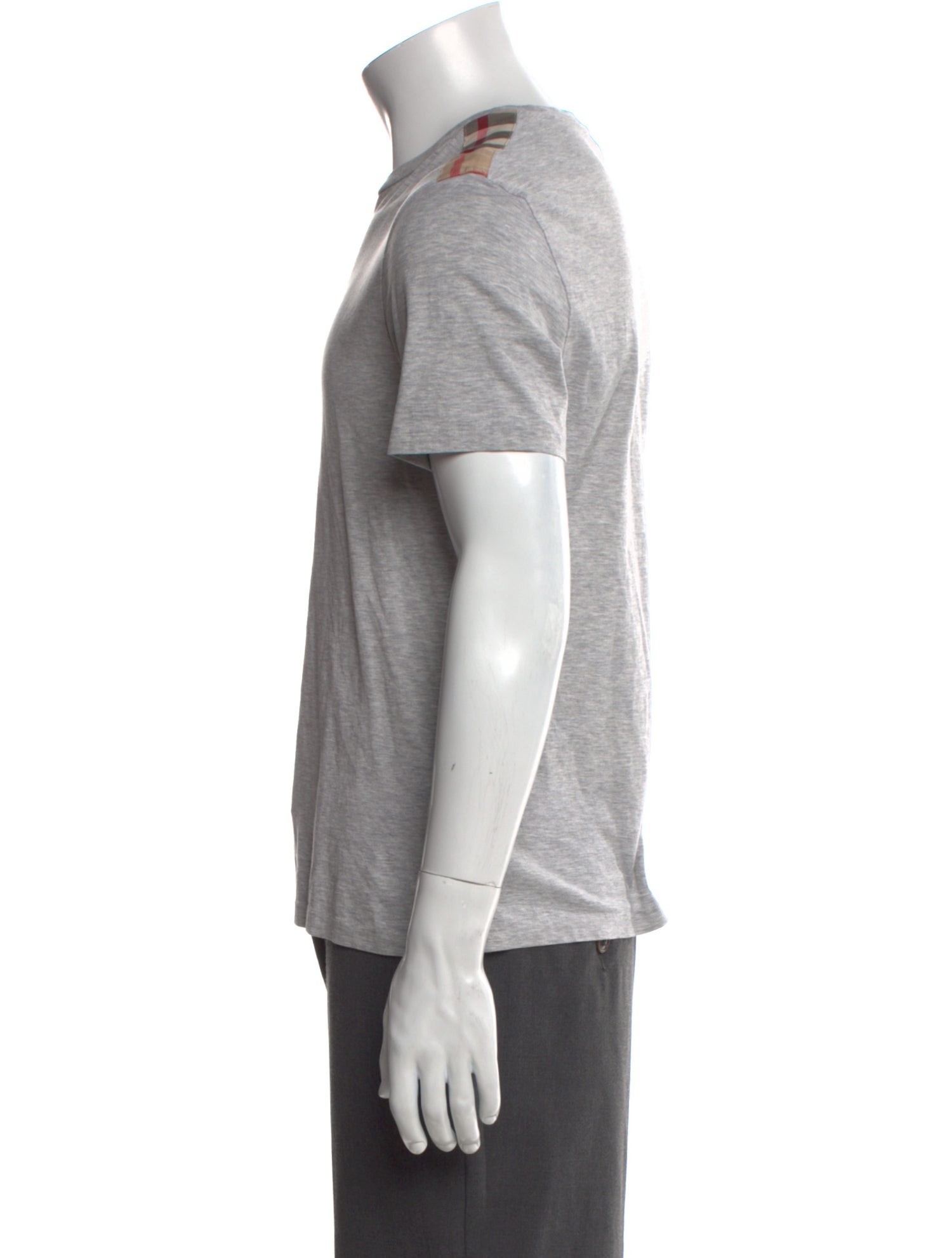 Burberry Brit House Check Pattern Crew Neck T-Shirt