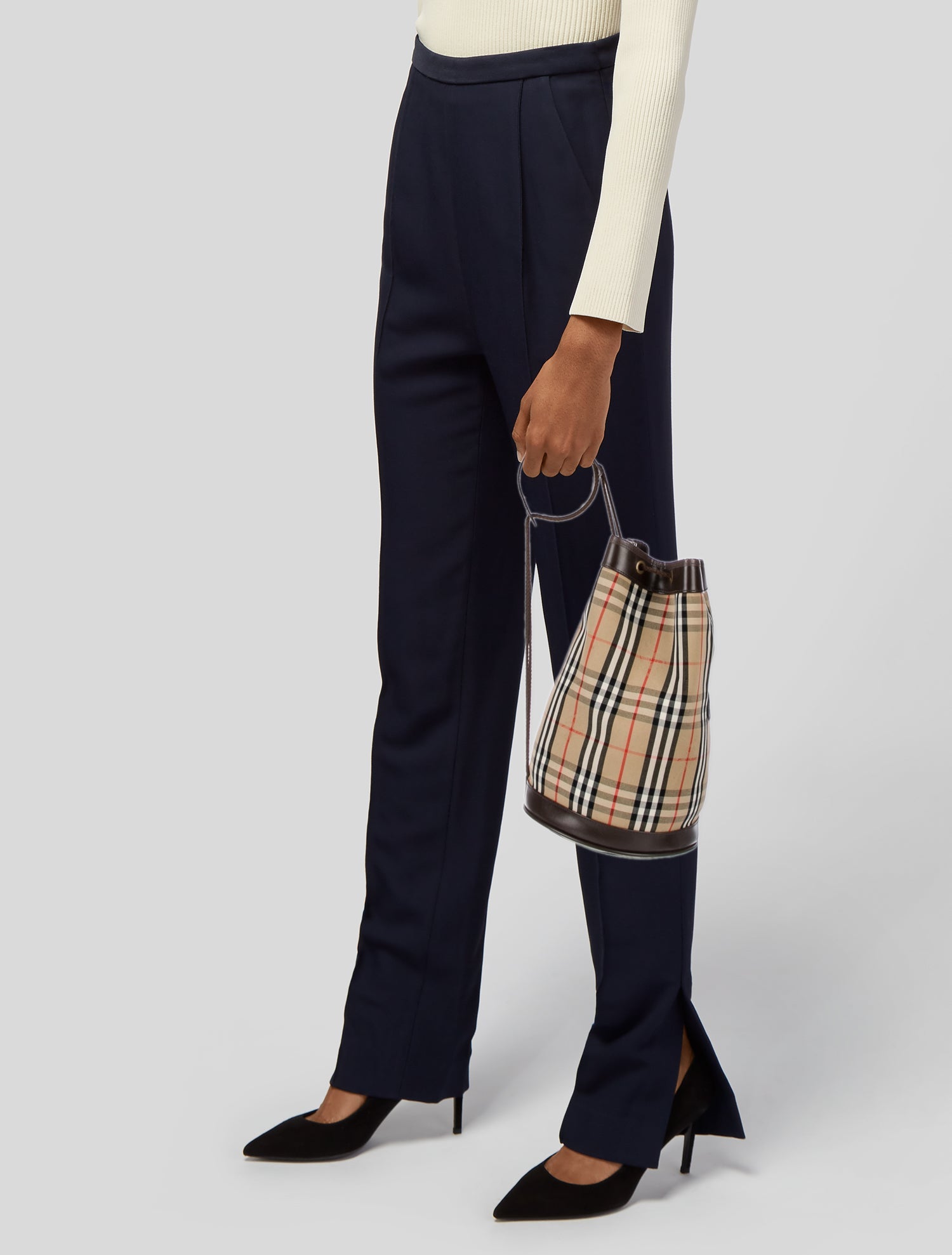 Burberry's Horseferry Check Bucket Bag