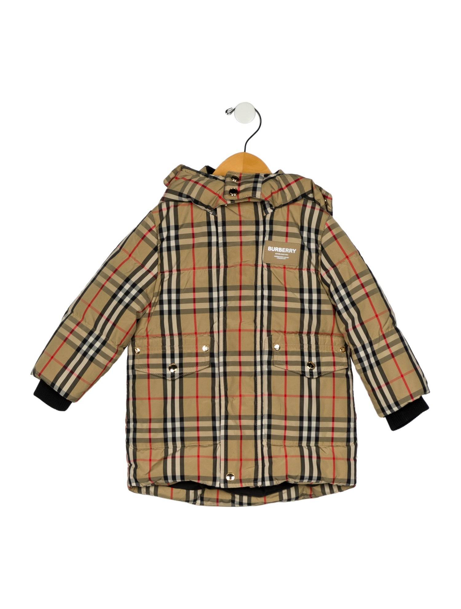Burberry Toddler Girls' Patterned Down Coat