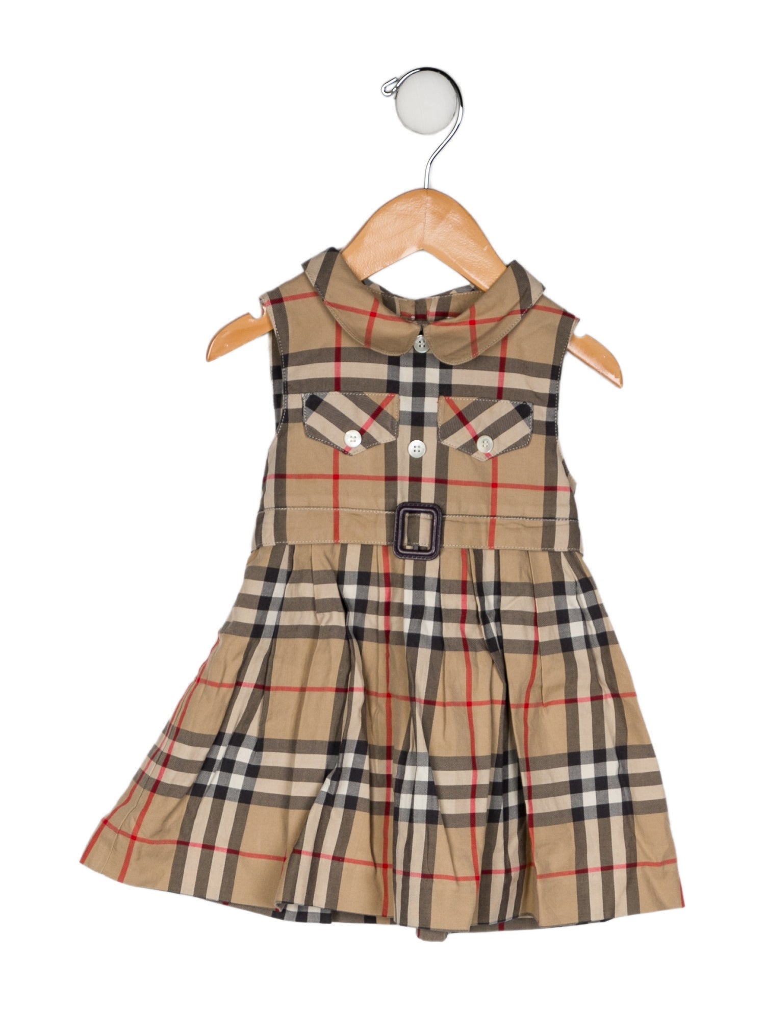 Burberry Burberry Girls Nova Check Sleeveless Dress