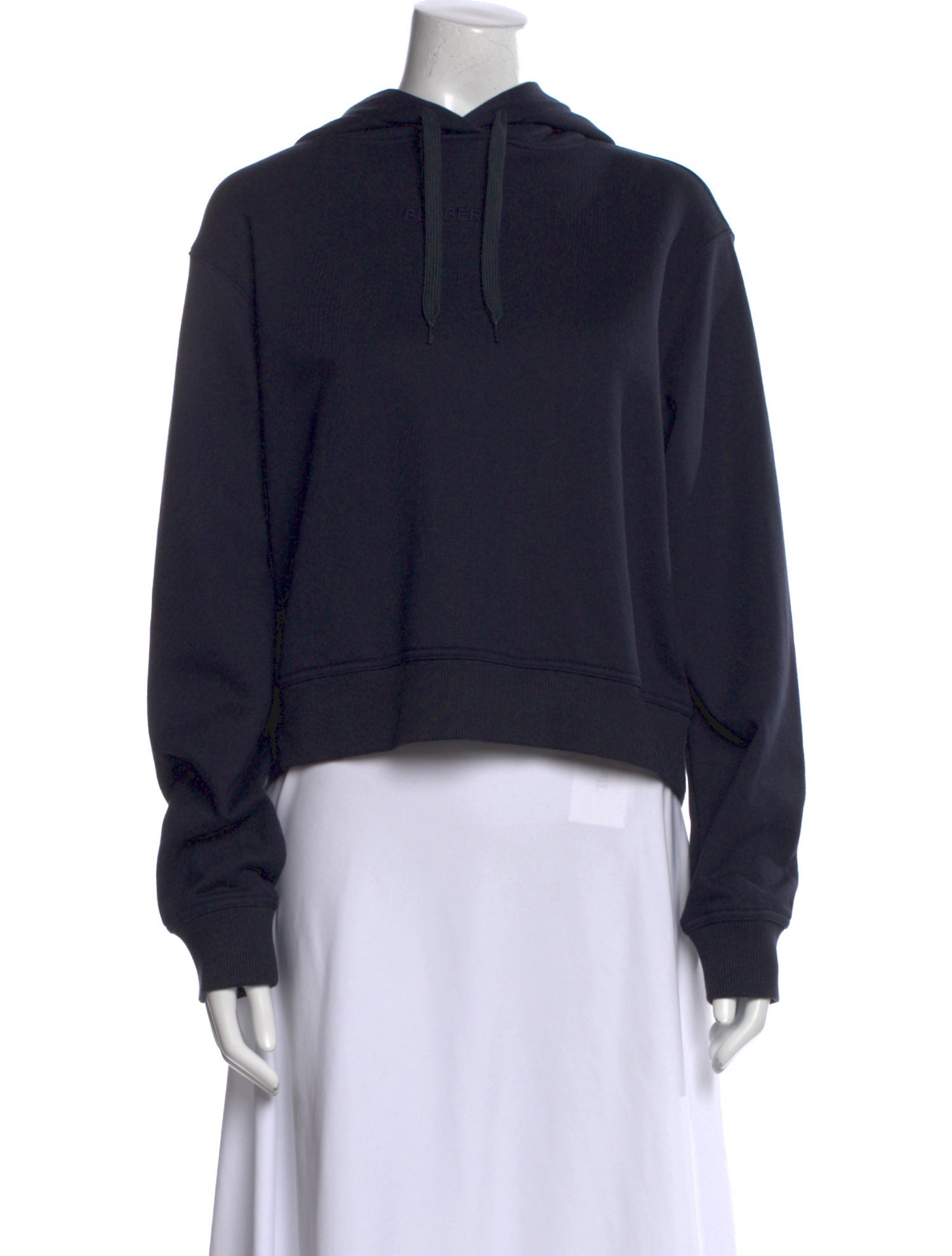 Burberry Mock Neck Long Sleeve Sweatshirt