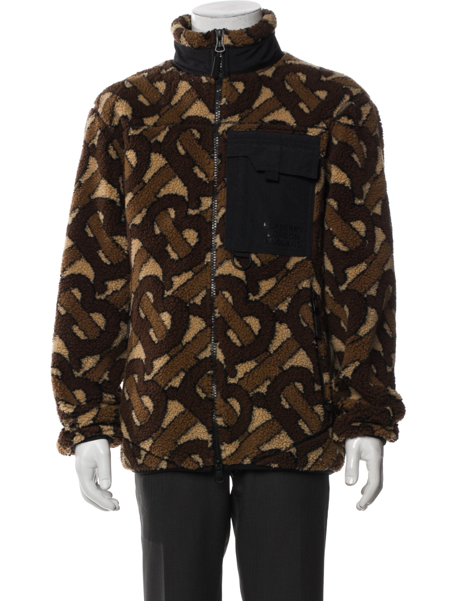Burberry TB Monogram Printed Parka