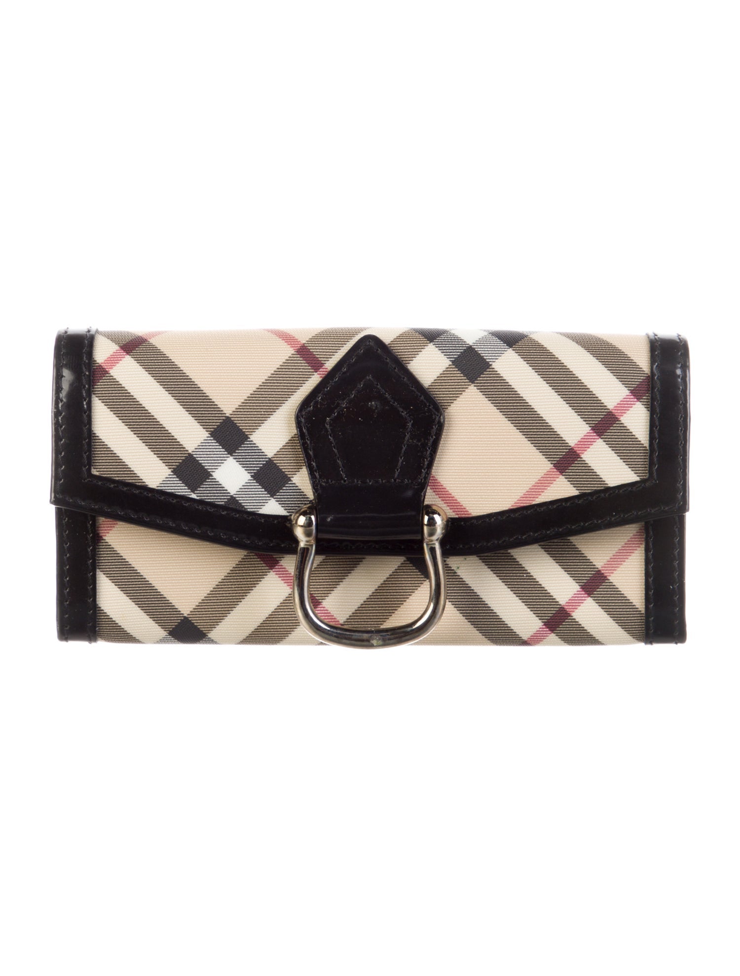 Burberry House Check Pattern Continental Wallet