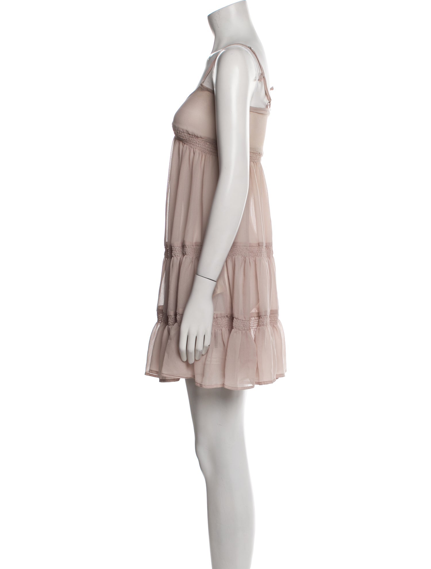 Burberry Body Ruffle Embellishment Nightgown