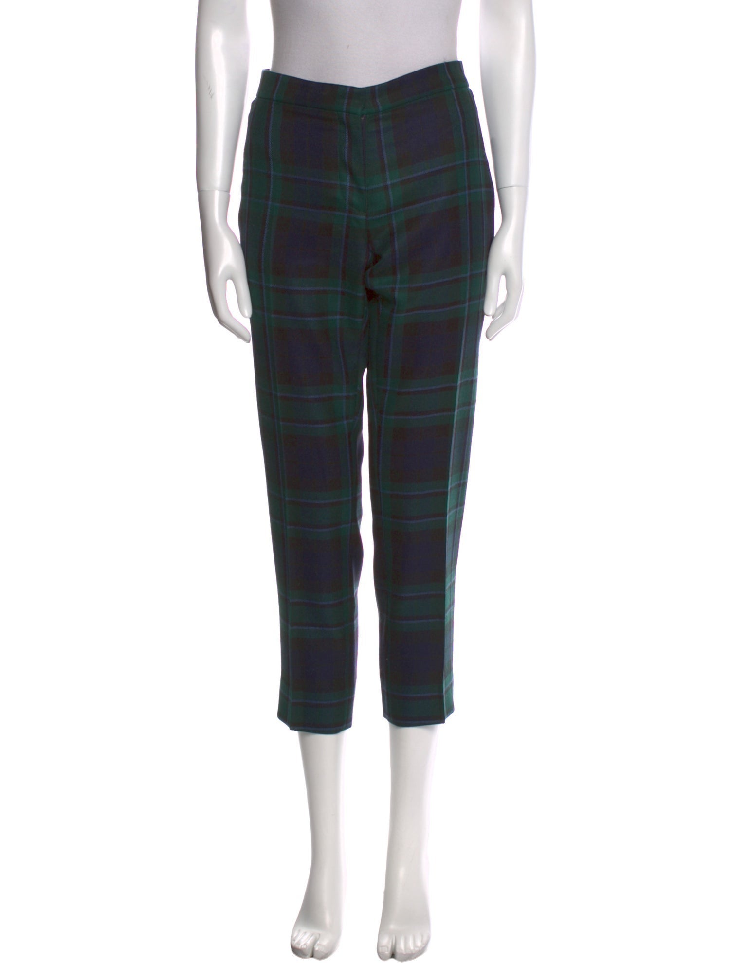 Burberry Wool Straight Leg Pants
