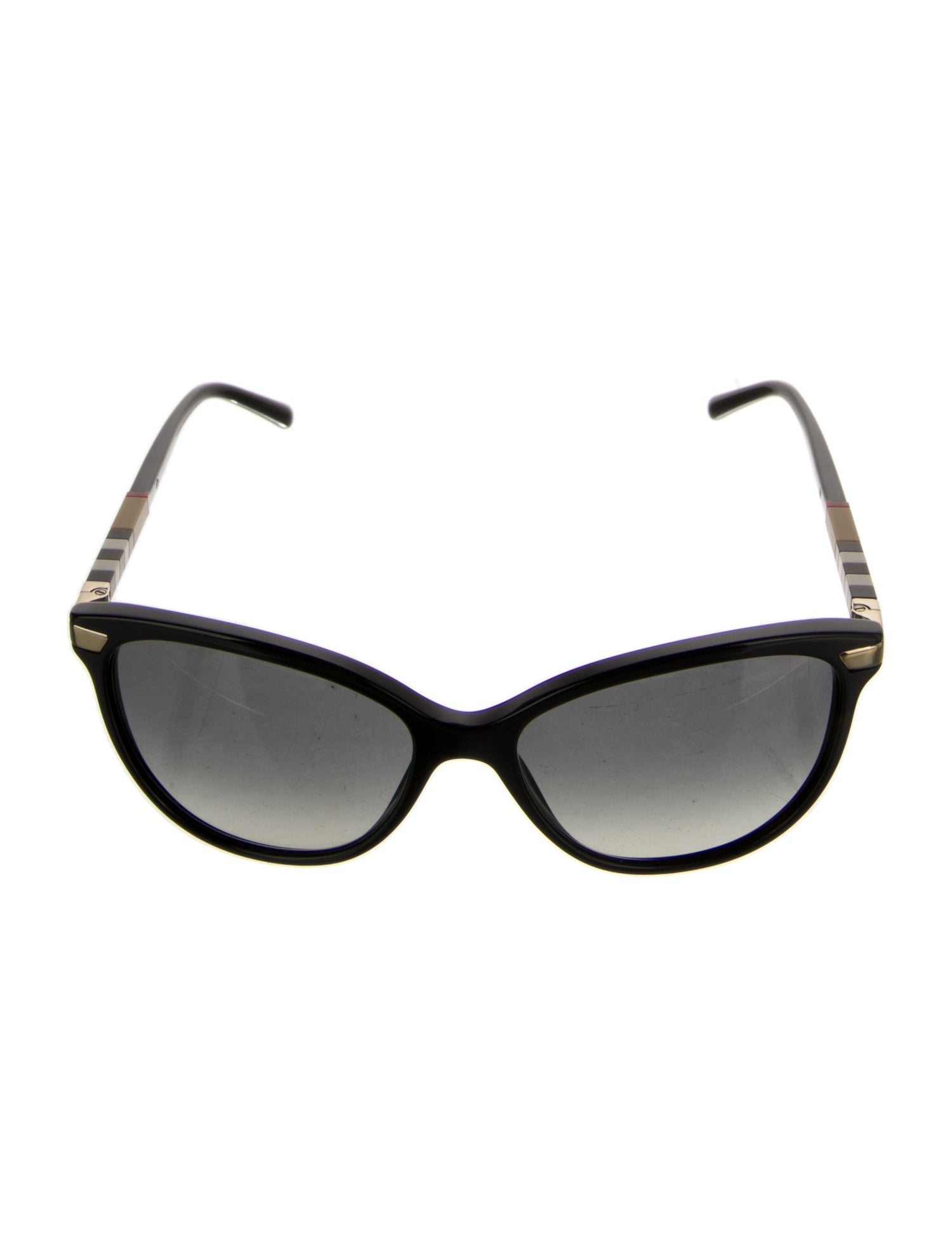 Burberry Nova Check Pattern Cat-Eye Sunglasses