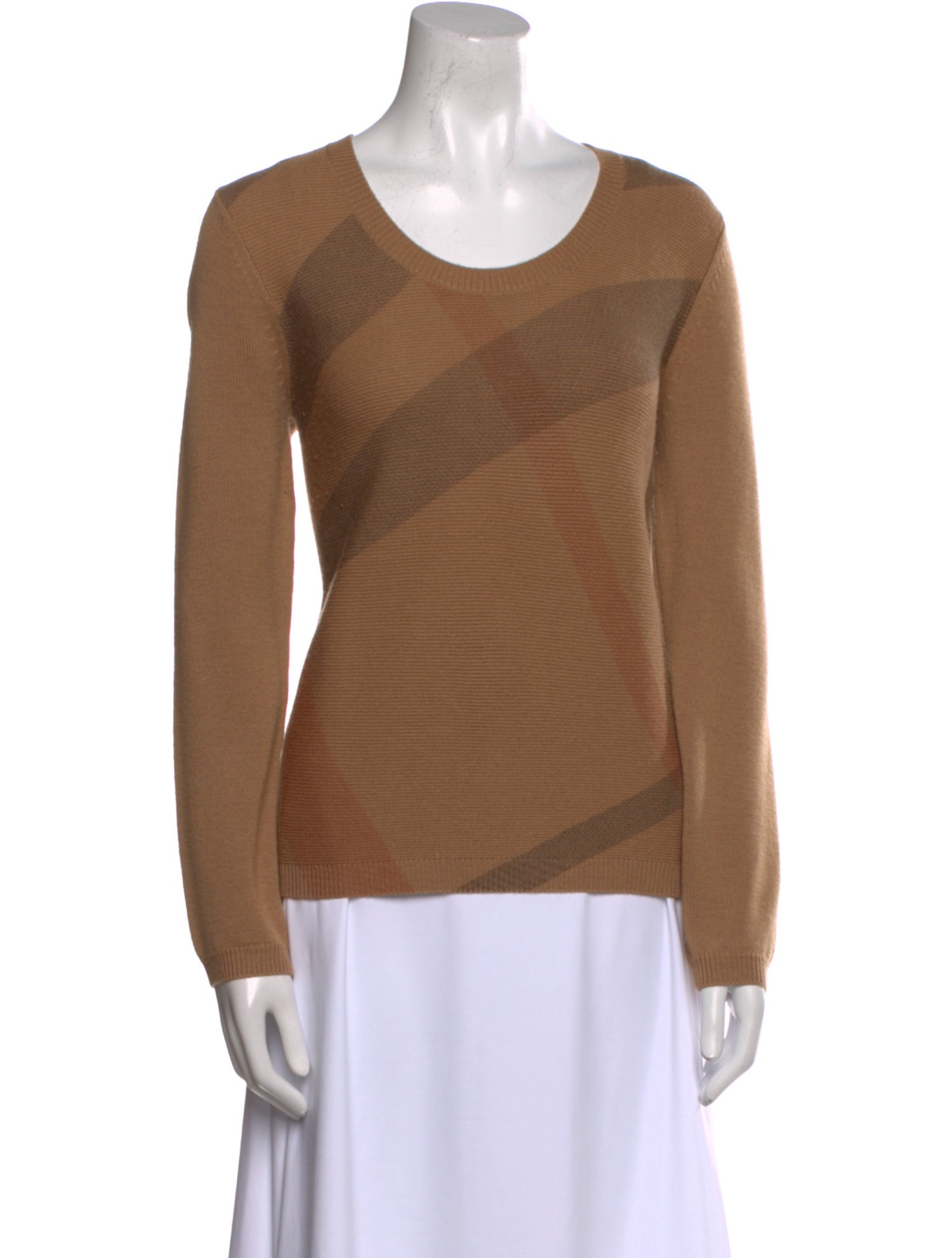 Burberry Wool Scoop Neck Sweater