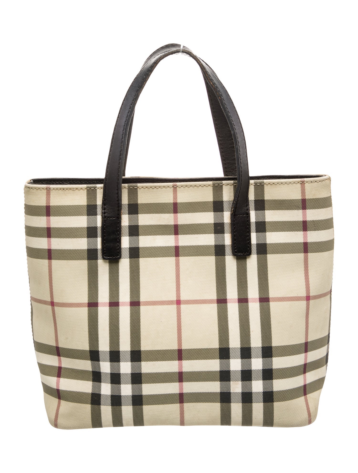 Burberry London Nova Check Top Handle Bag
