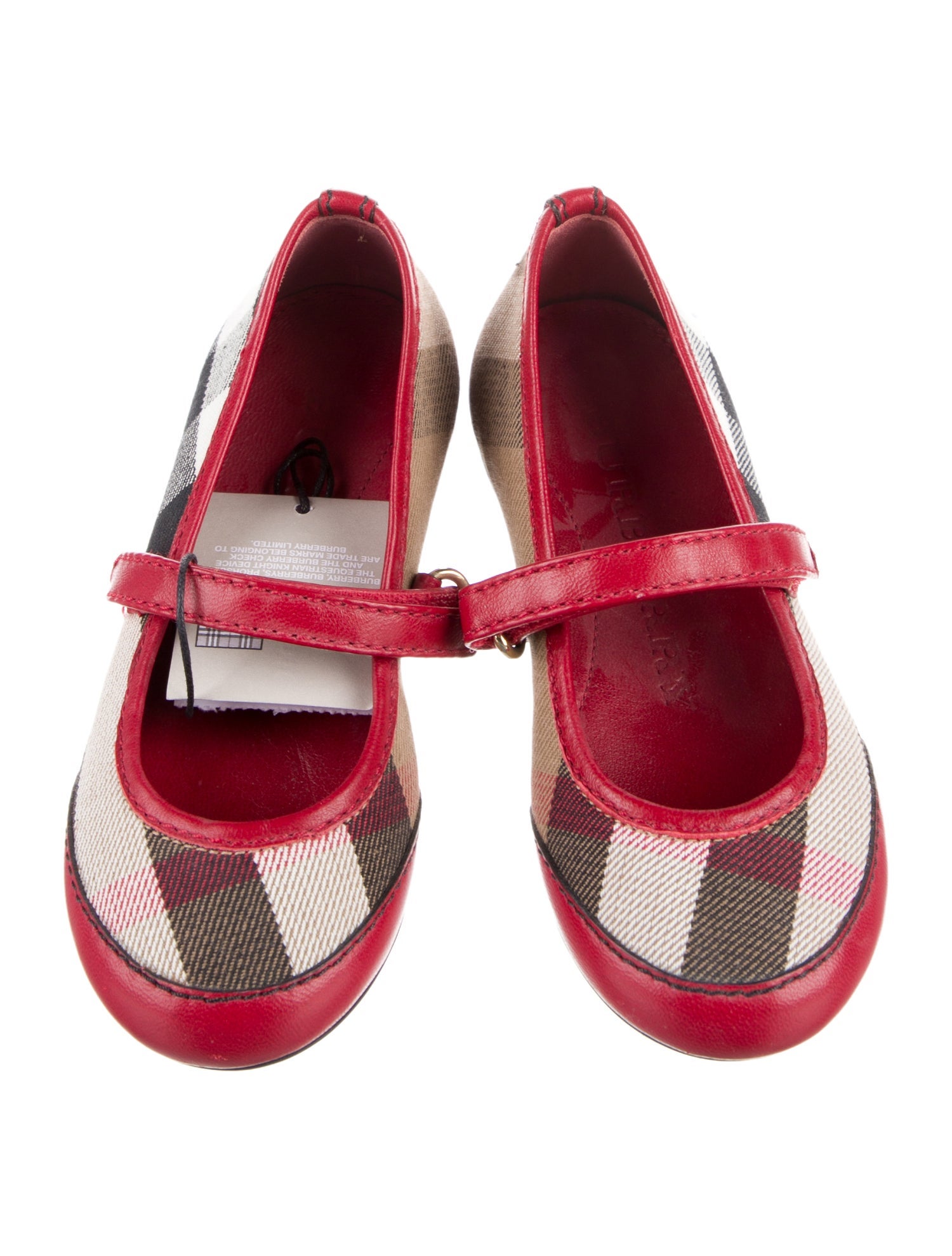 Burberry Toddler Girls' Check Pattern Flats w/Tags