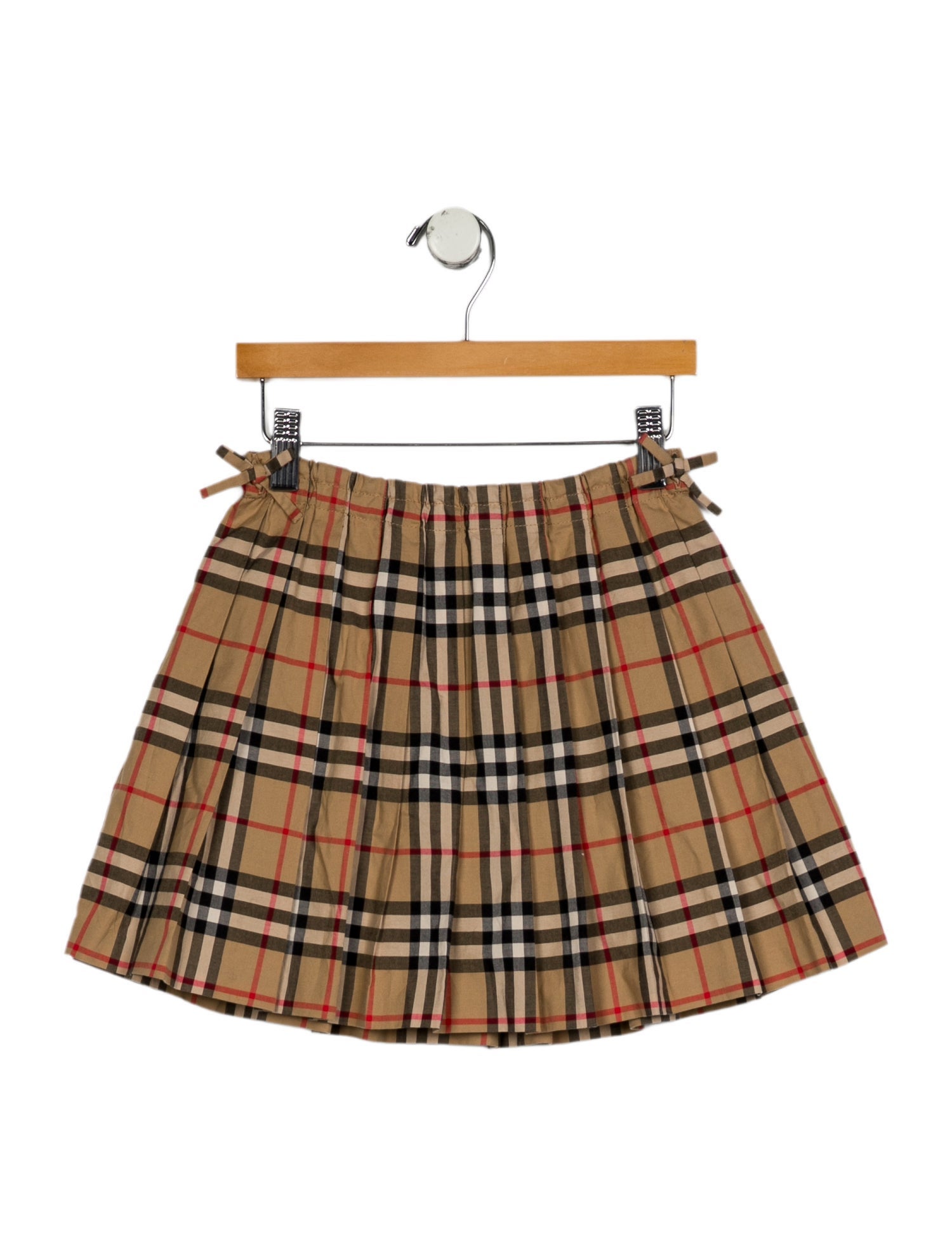 Burberry Girls' Cotton Tartan Skirt