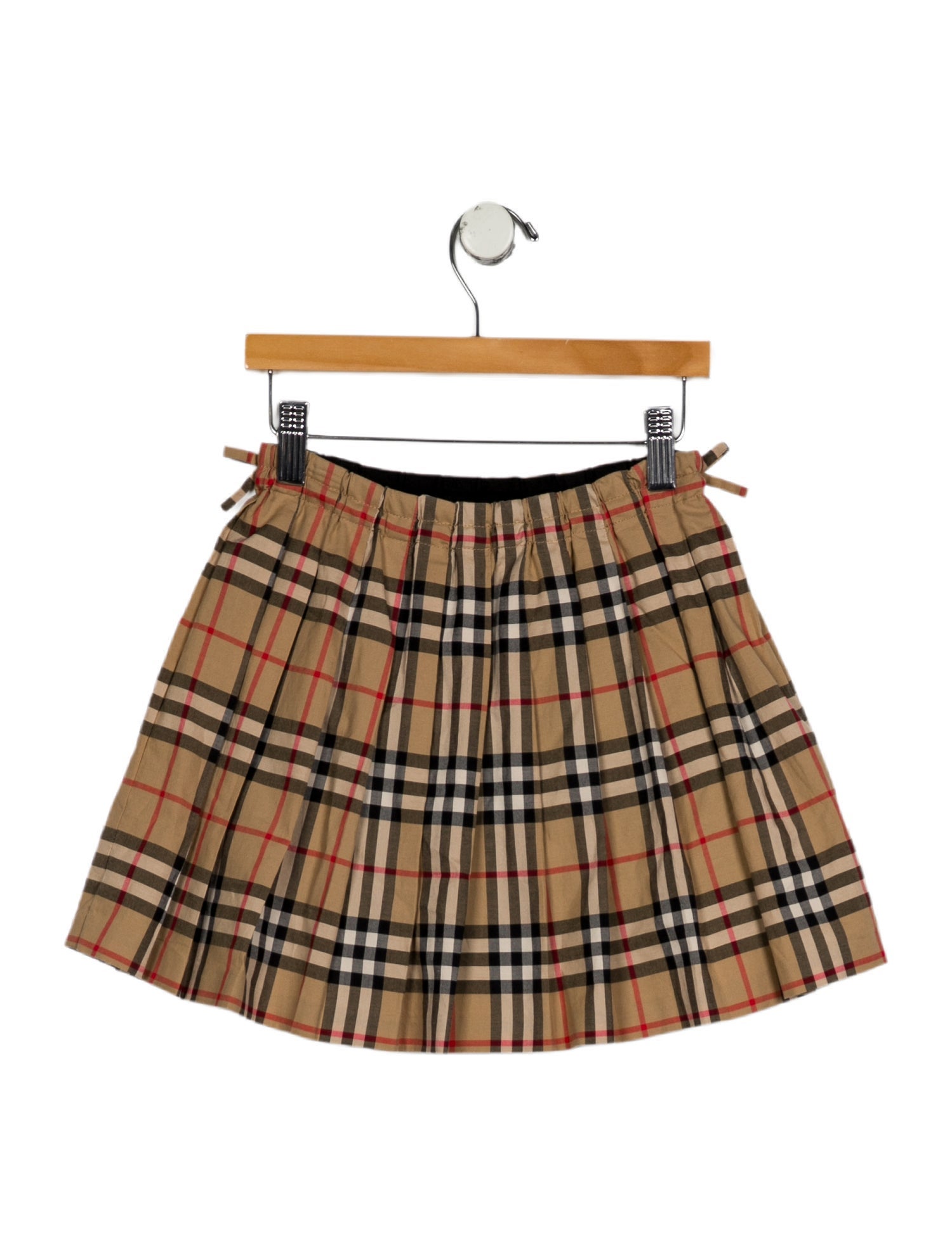 Burberry Girls' Cotton Tartan Skirt