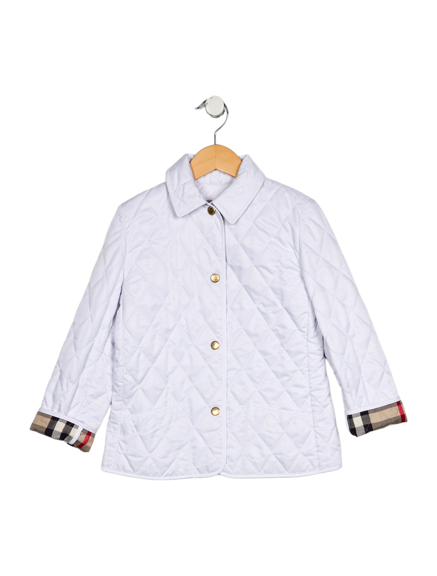 Burberry Girls' Short Quilted Coat