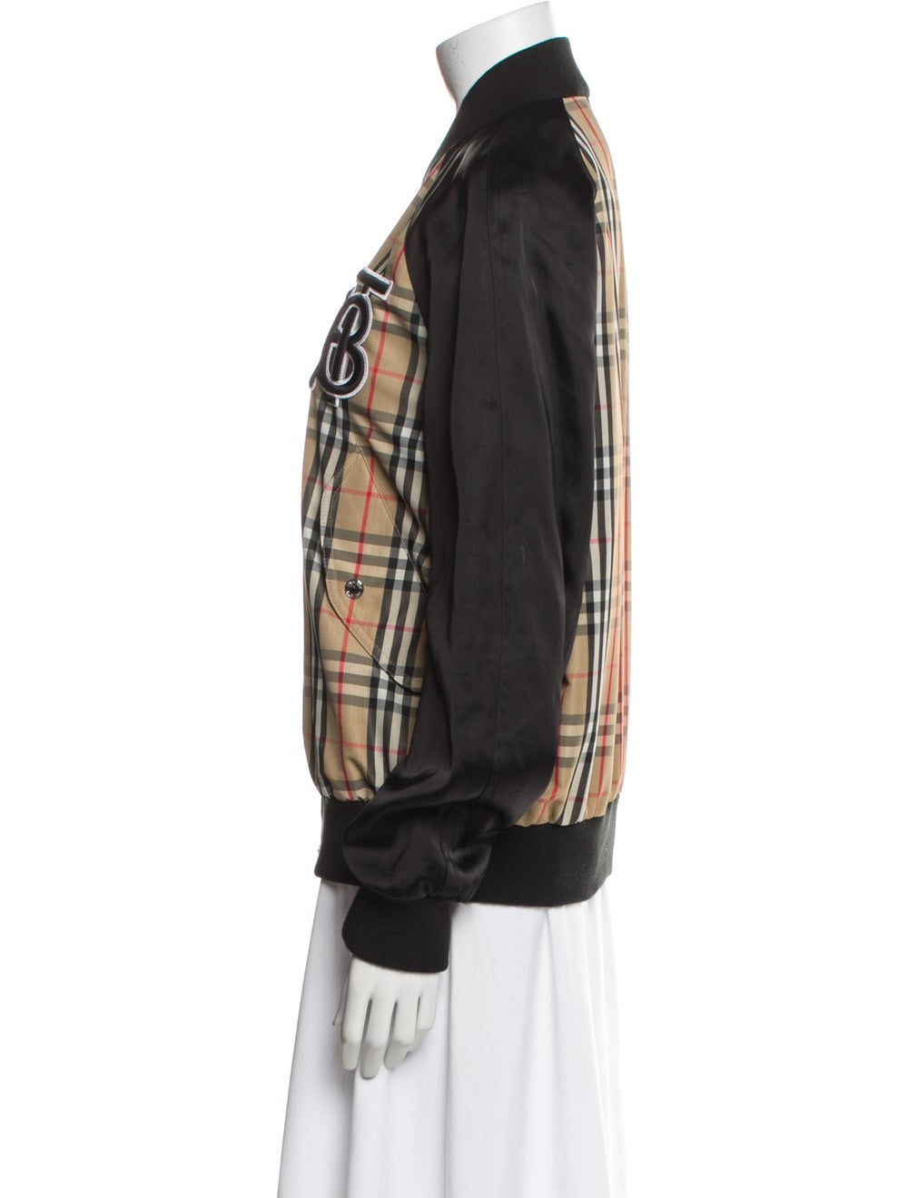 Burberry Bomber Jacket Nova Check Pattern Embroid… - image 2