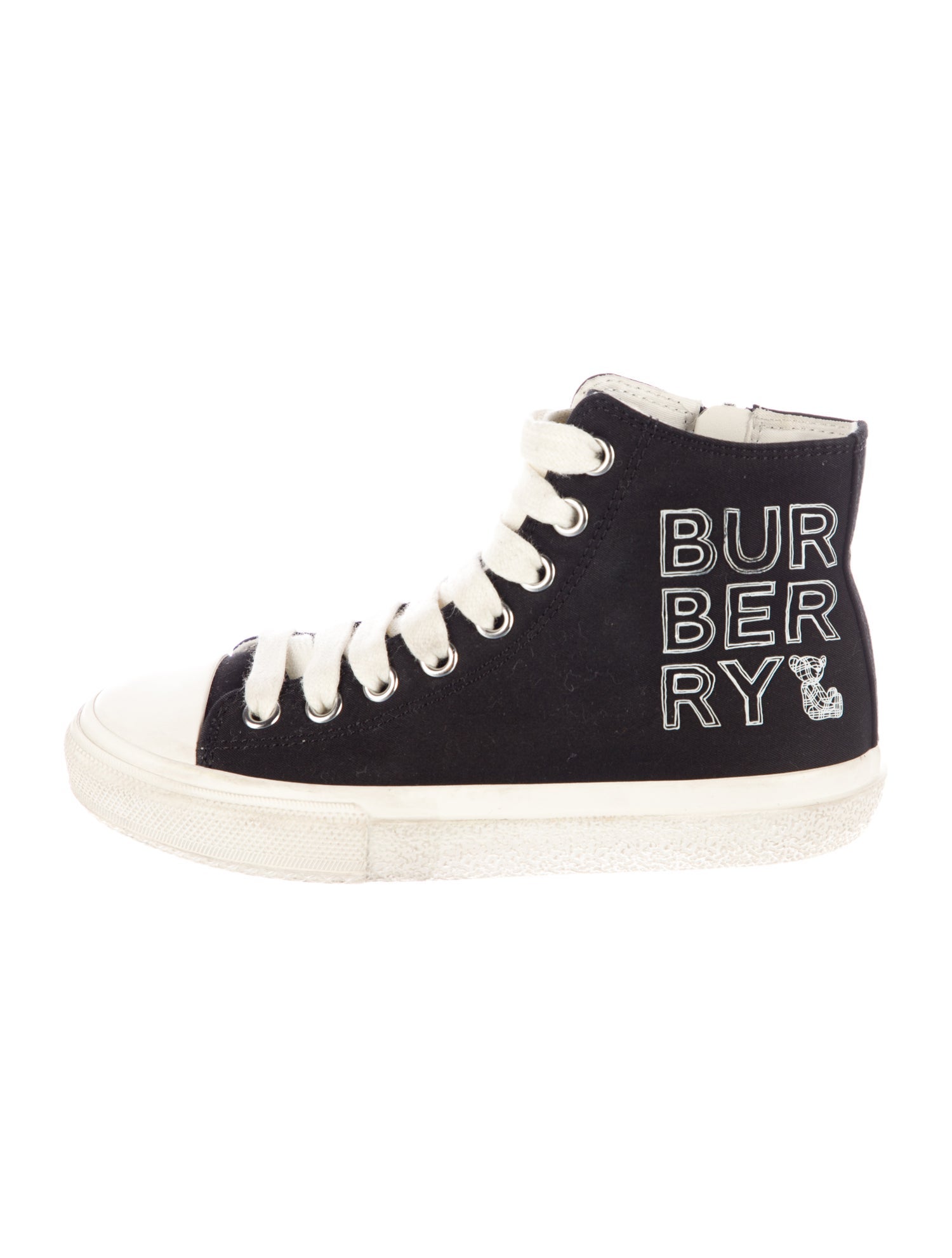 Burberry Girls' Graphic High Top Sneakers