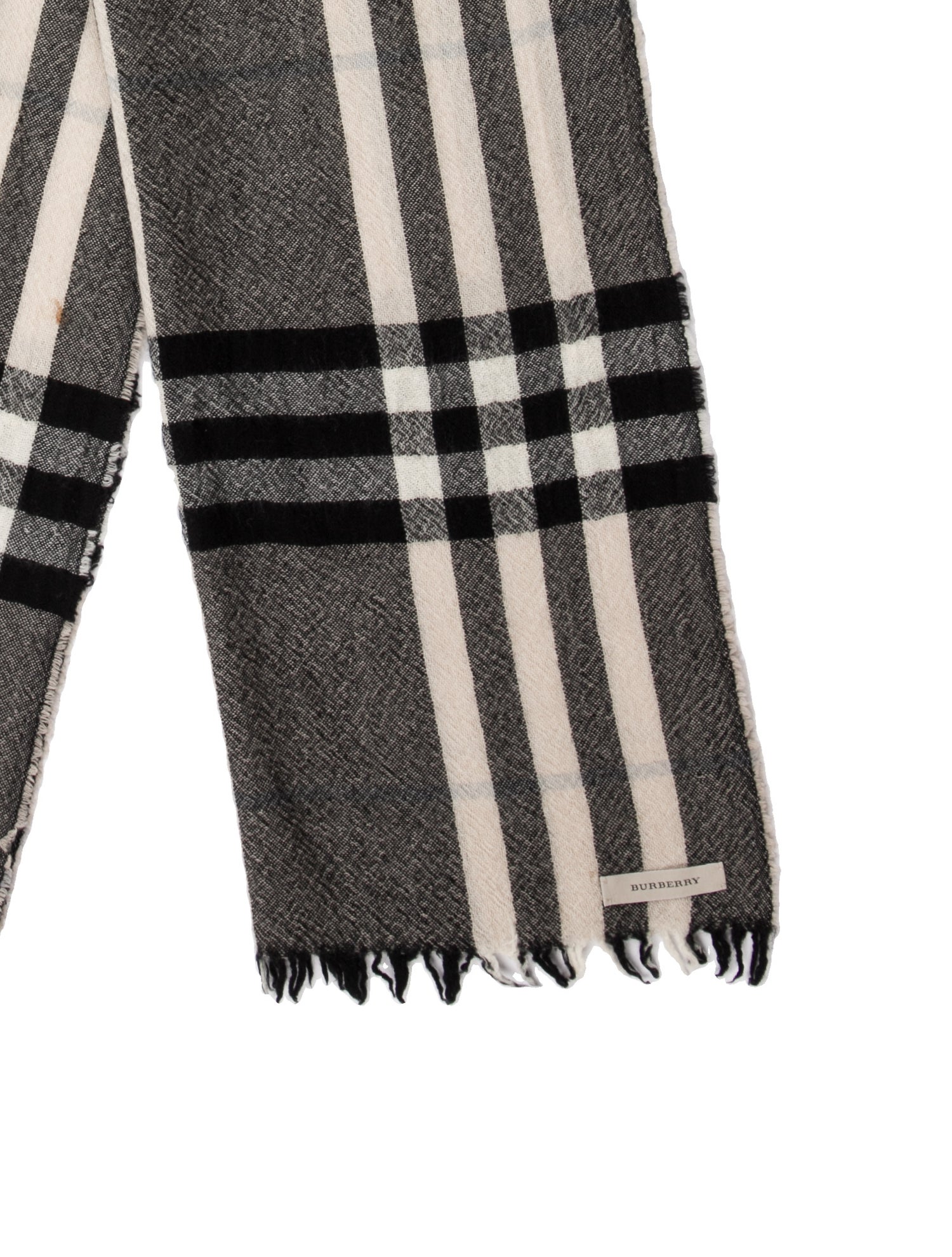 Burberry Cashmere Striped Scarf
