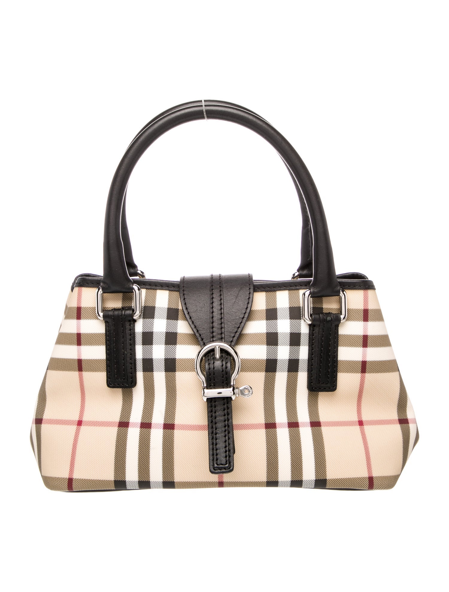 Burberry London Nova Check Top Handle Bag