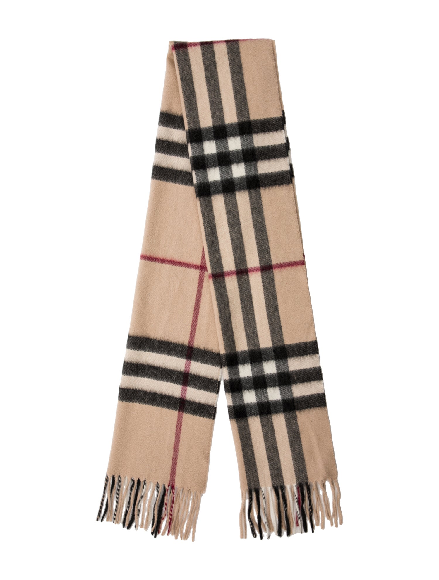 Burberry Cashmere Striped Scarf