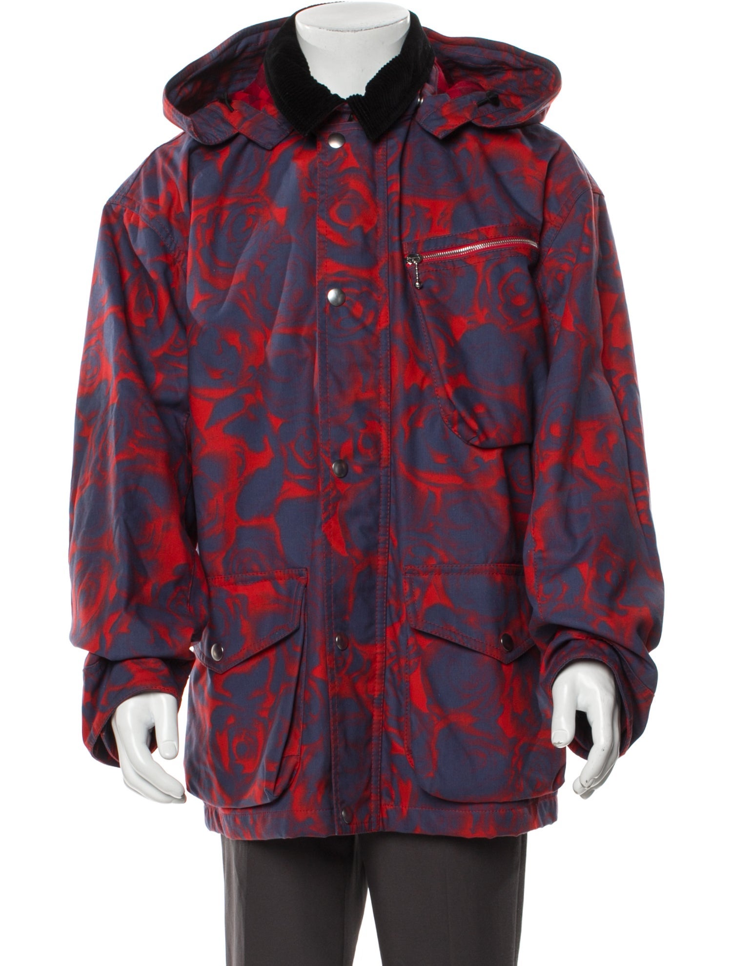Burberry Plaid Print Parka w/ Tags