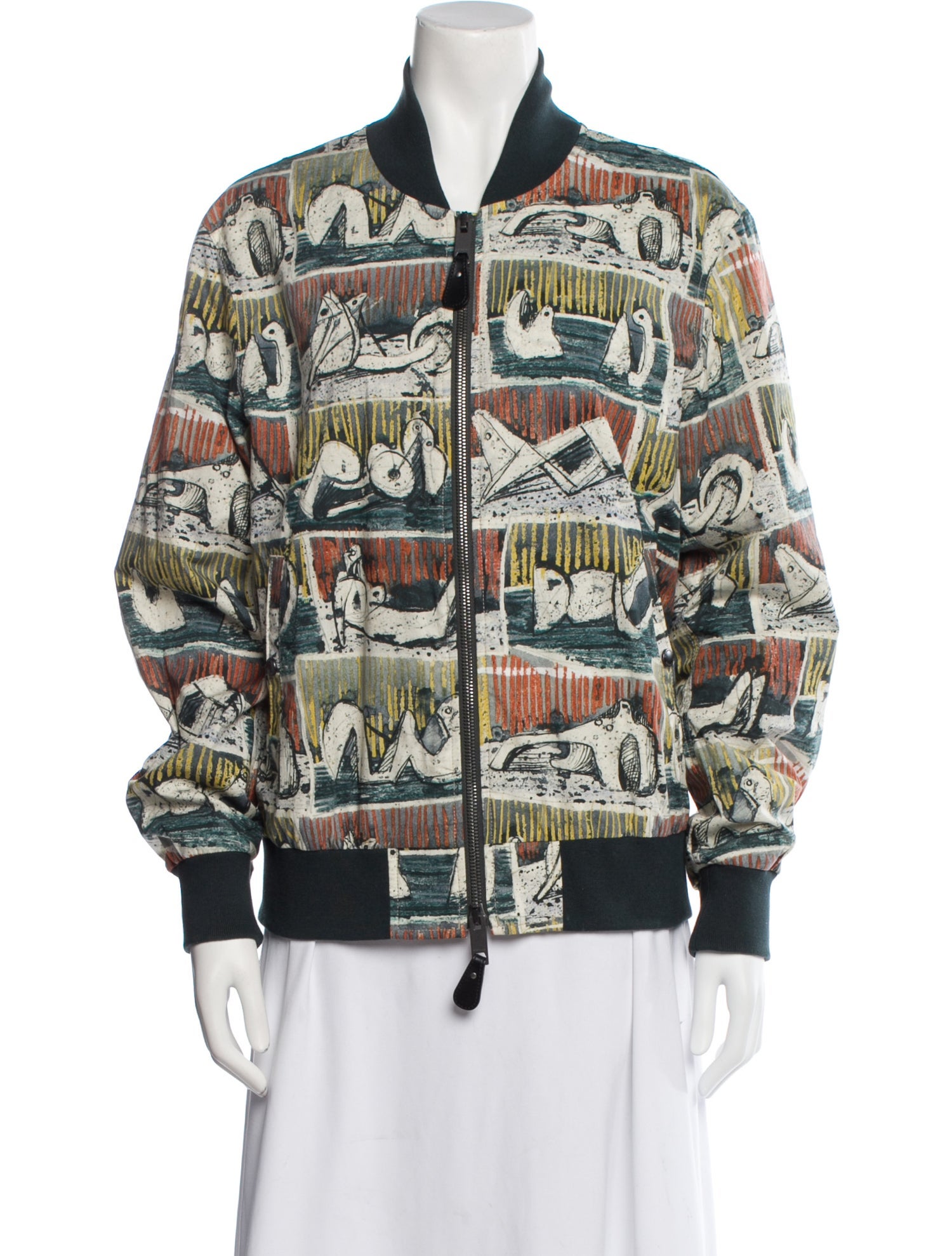 Burberry Printed Bomber Jacket