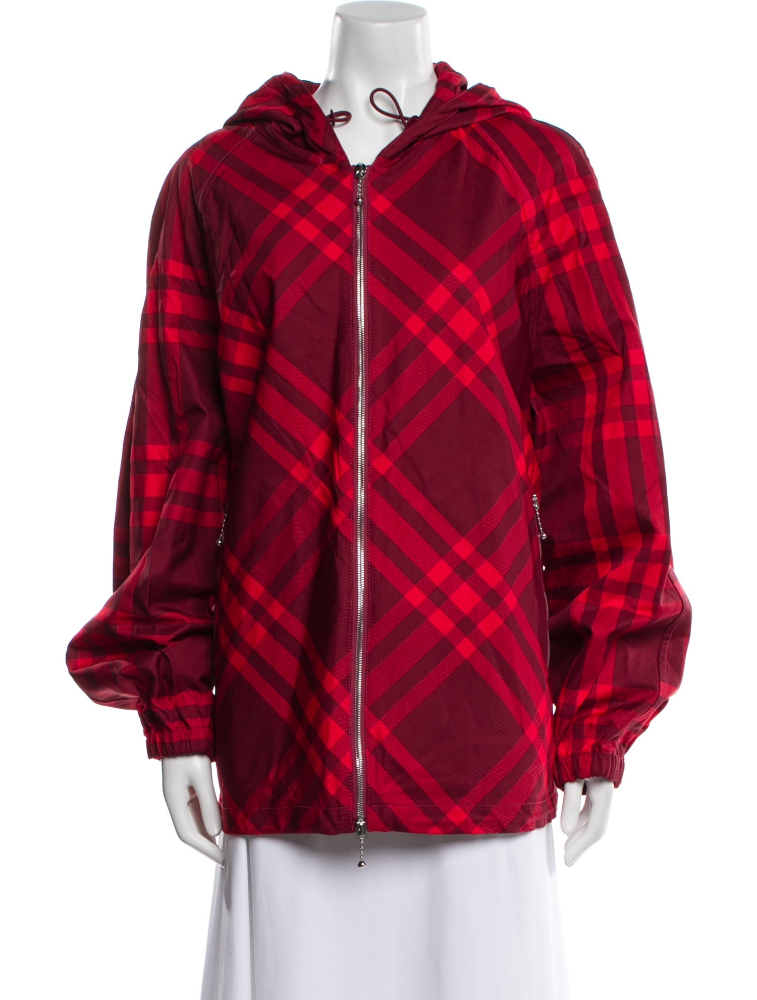 Burberry Plaid Print Jacket w/ Tags
