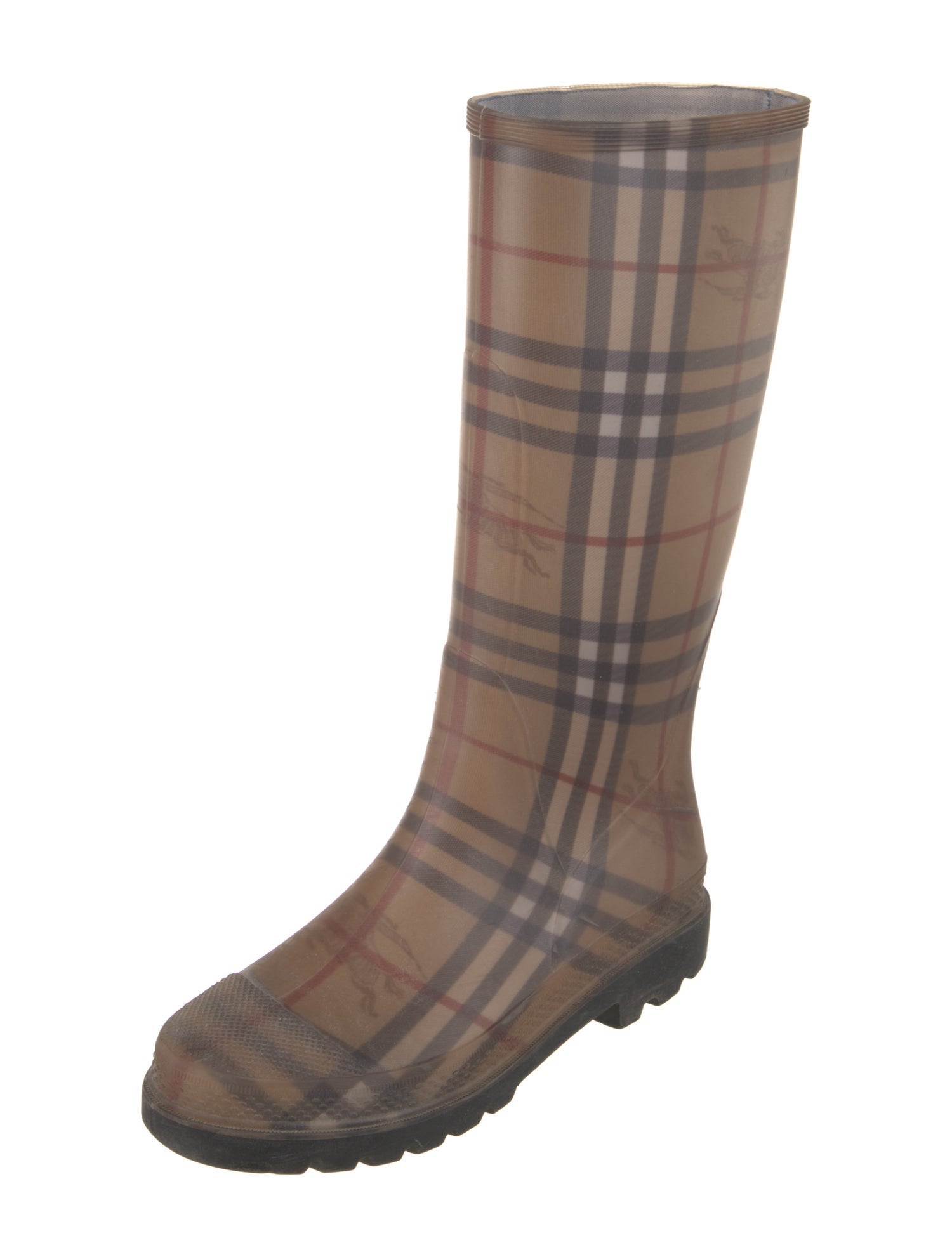 Burberry Rubber Printed Rain Boots