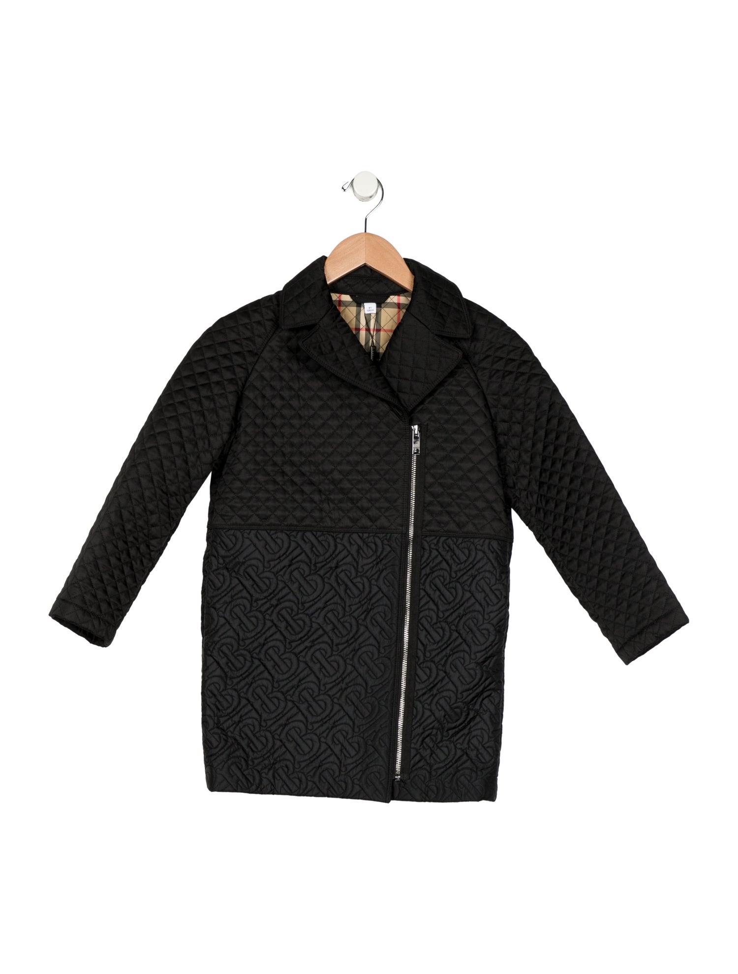 Burberry Girls Long Sleeve Zip Up Jacket