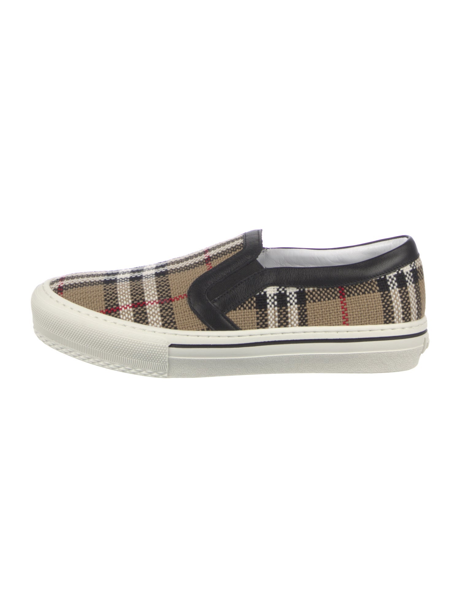 Burberry House Check Pattern Canvas Sneakers