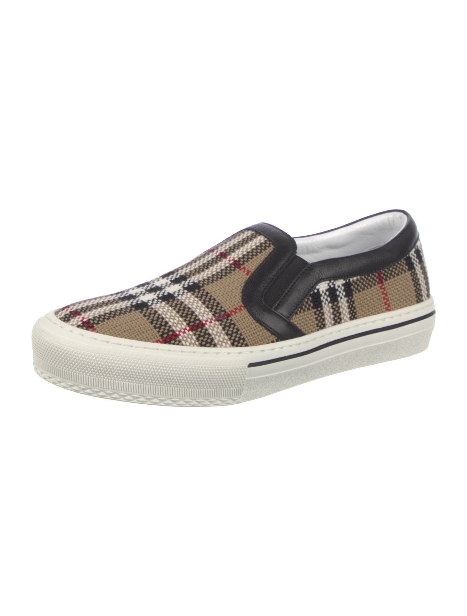 Burberry House Check Pattern Canvas Sneakers