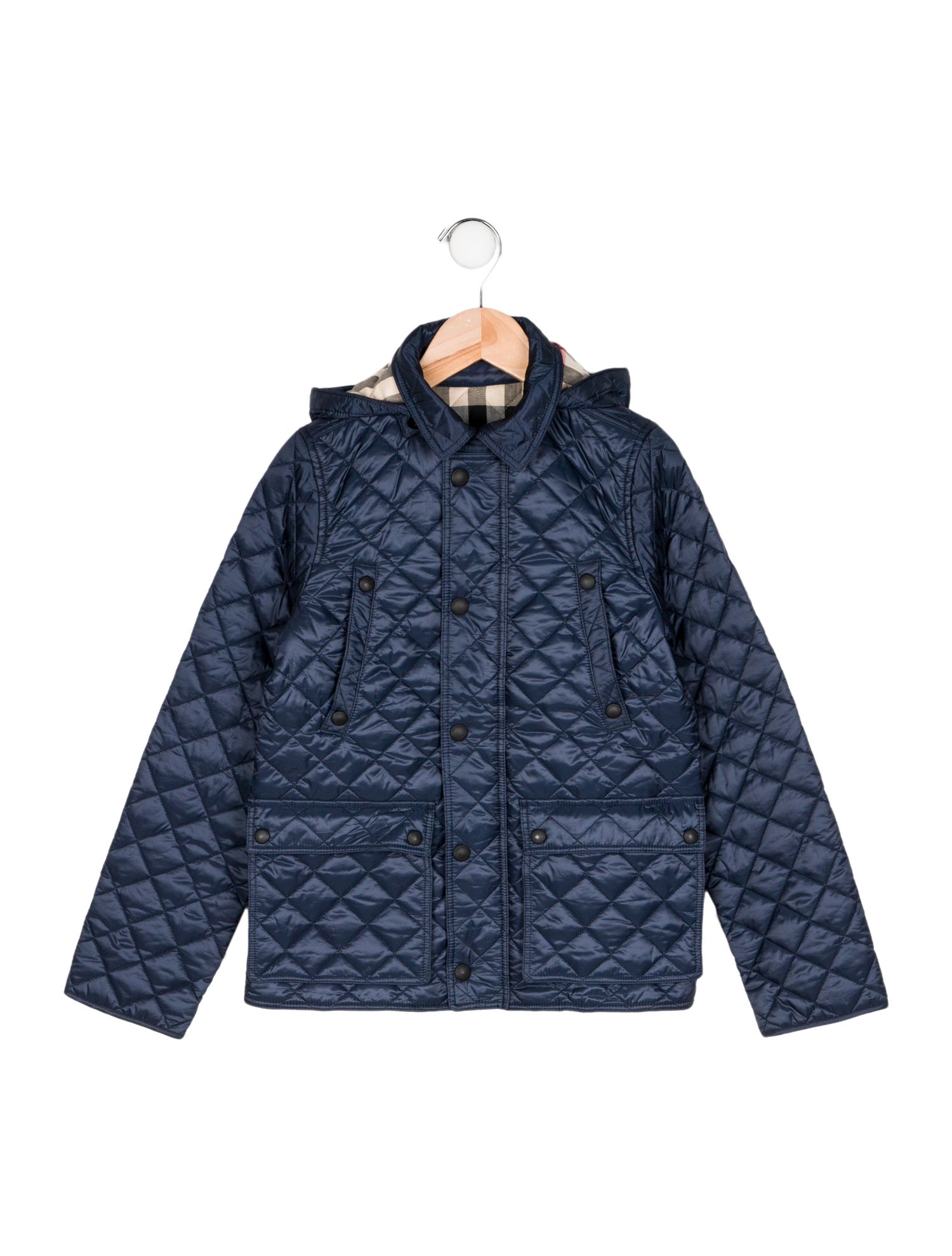Burberry Burberry Quilted Hooded Jacket
